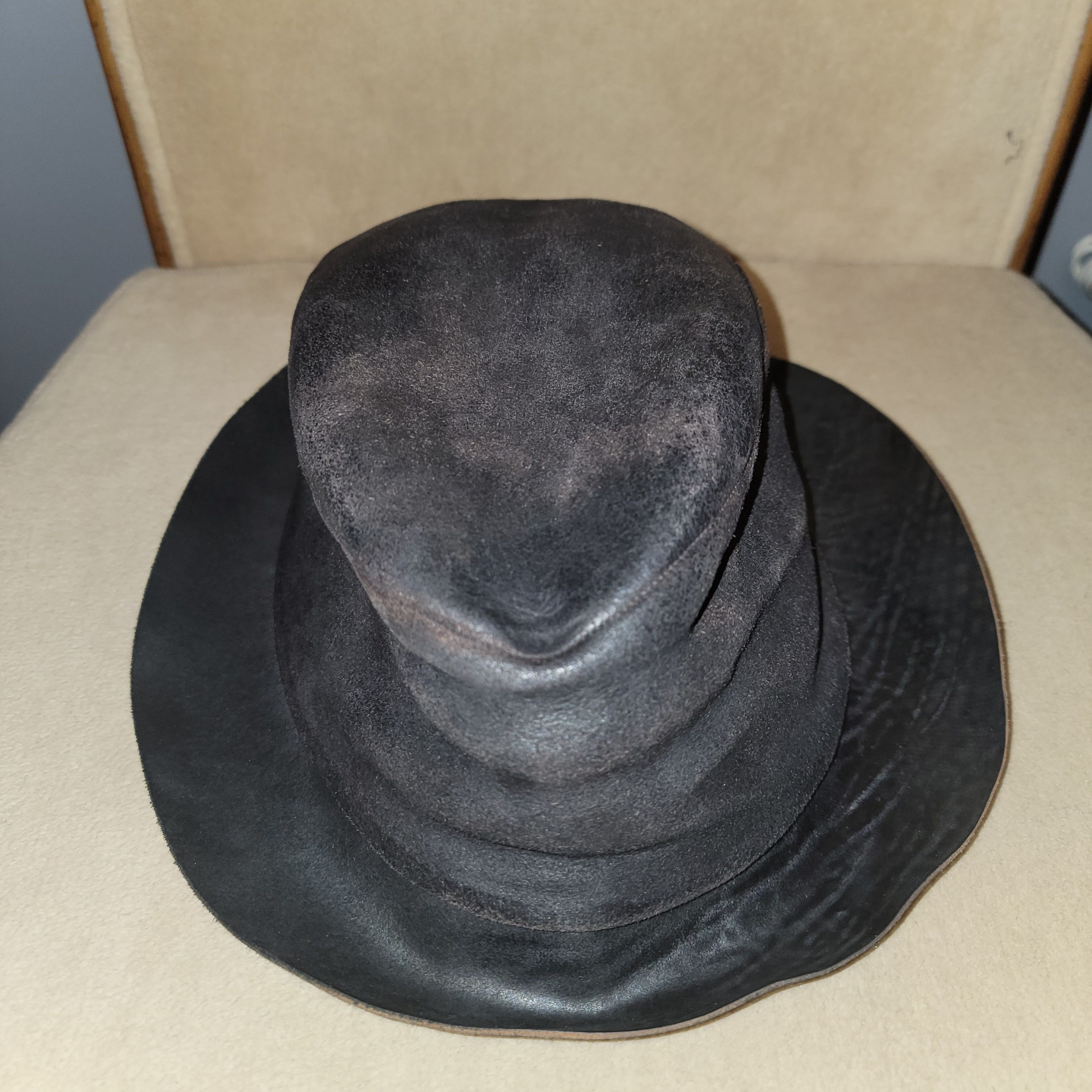 Layer-0 Reverse horse leather hat Size ONE SIZE - 9 Thumbnail