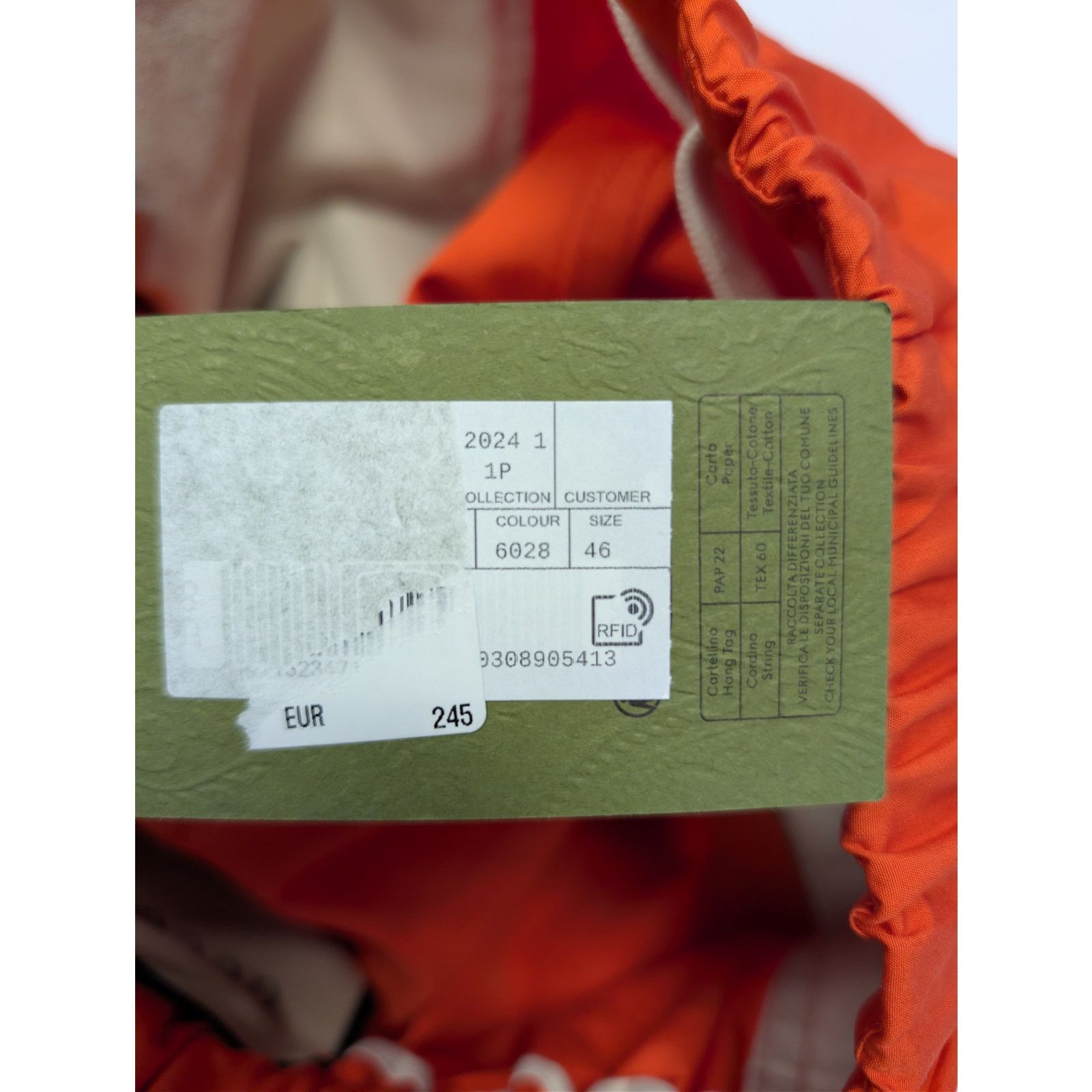 Gucci o1rshd1 Drawstring Nylon Pants Sweatpants trousers in Orange Size US 30 / EU 46 - 22 Thumbnail