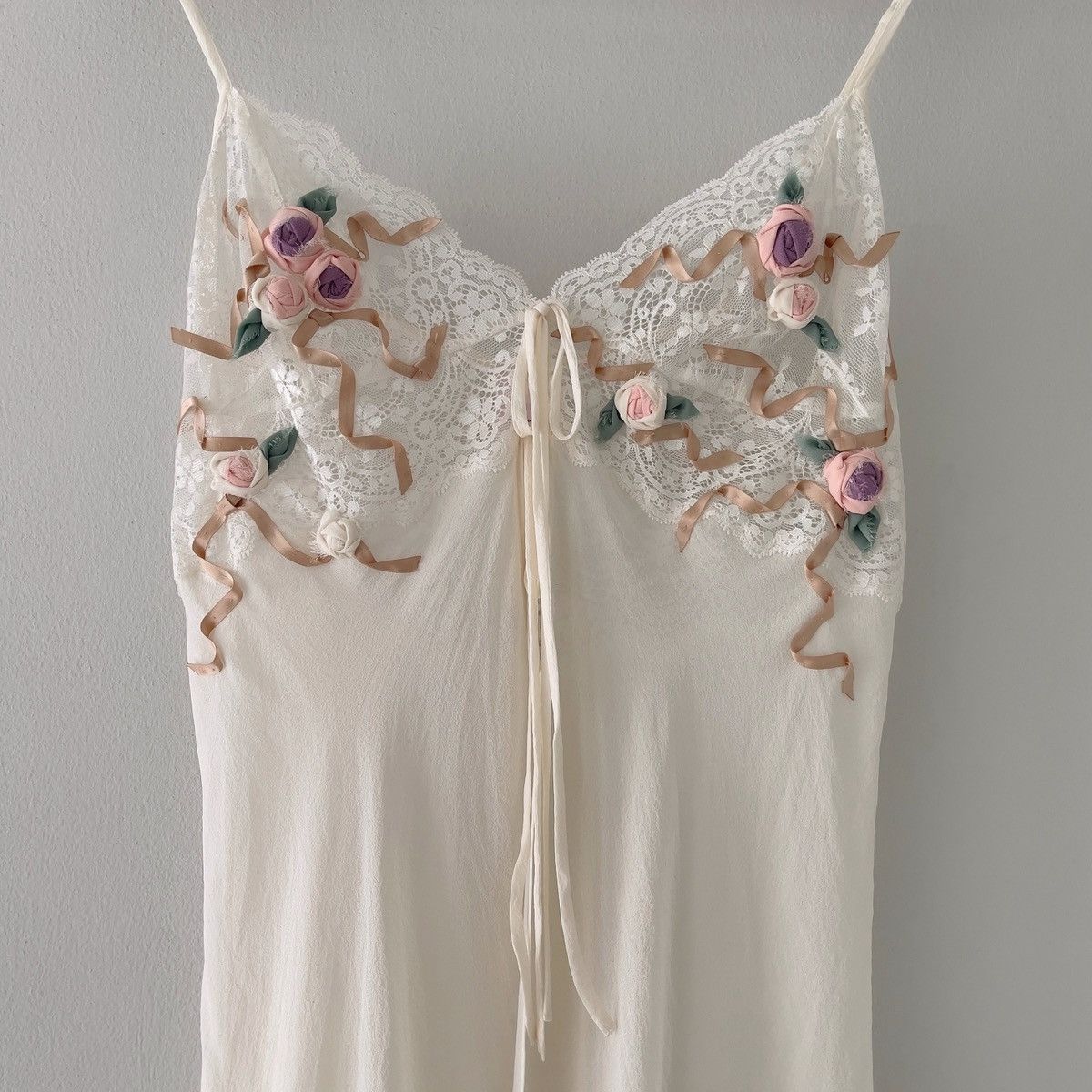 Victoria's Secret Victoria’s Secret Ivory Silk Chiffon Camisole (M) Size M / US 6-8 / IT 42-44 - 15 Thumbnail