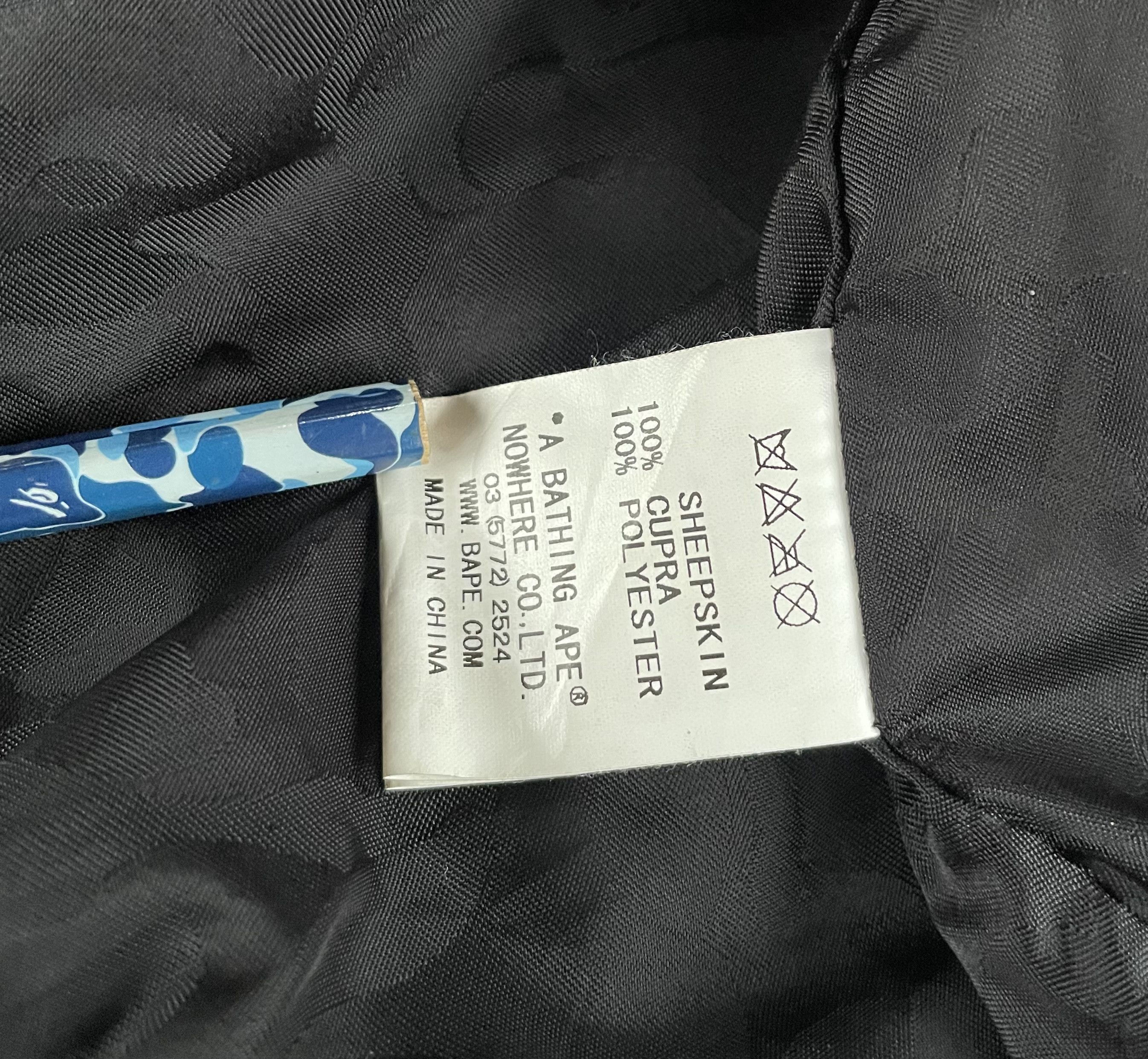 Bape 2008 Bape Shark Leather Hoodie Size US XL / EU 56 / 4 - 14 Thumbnail