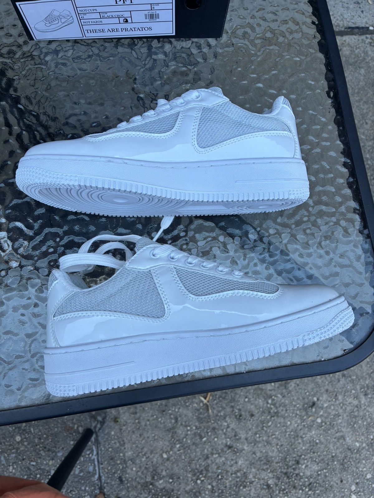 Imran Potato IMRAN POTATO PF1 WHITE PRADA Size US 5.5 / EU 38 - 2 Thumbnail