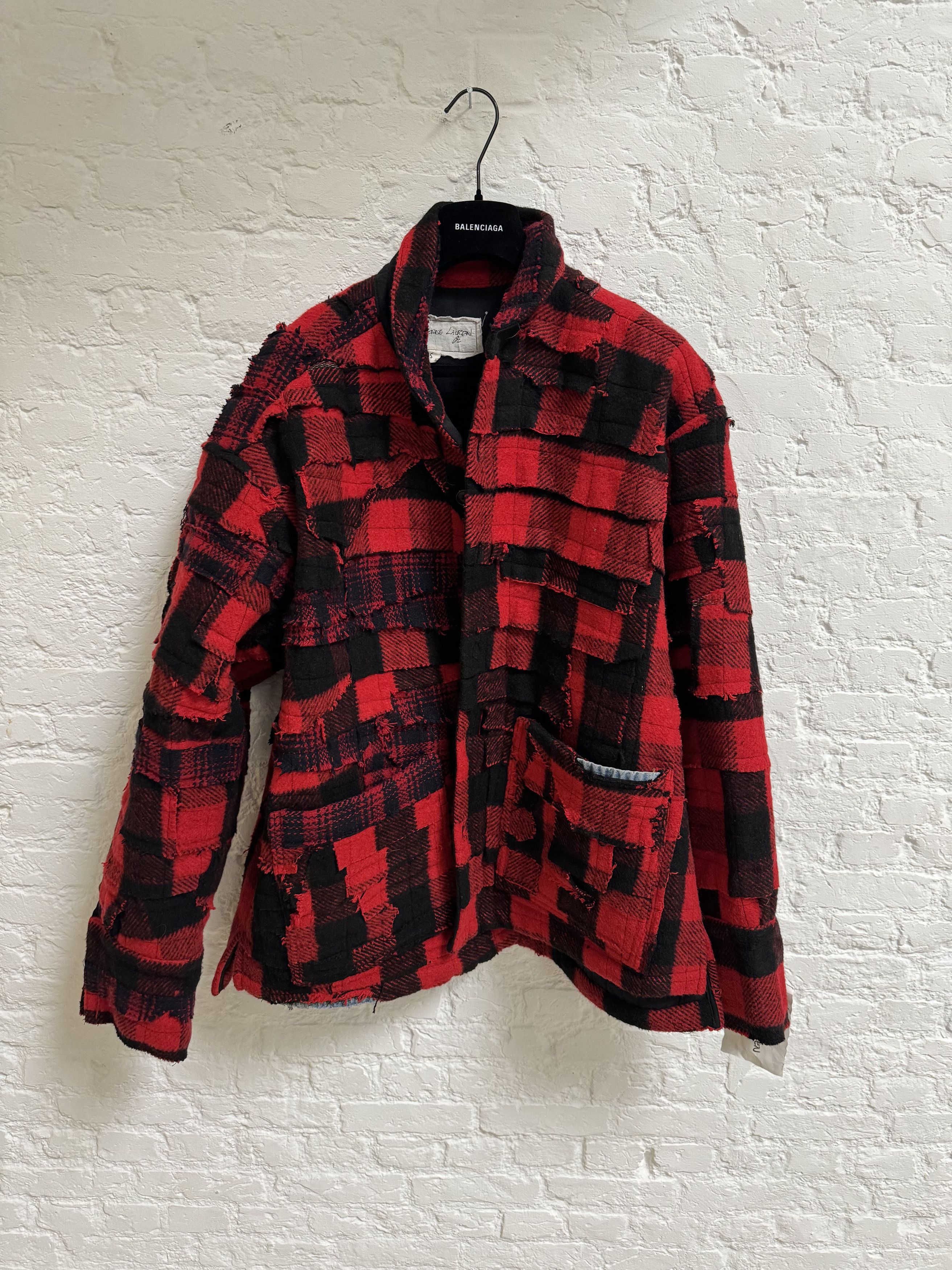 image of Craig Green Greg Laurent Scraps Jackets Size 5 in Red, Men's