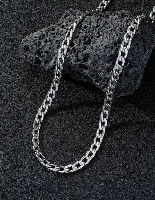 Other Silver chain Cuban Link Chain Chrome Hearts Size ONE SIZE - 2 Thumbnail