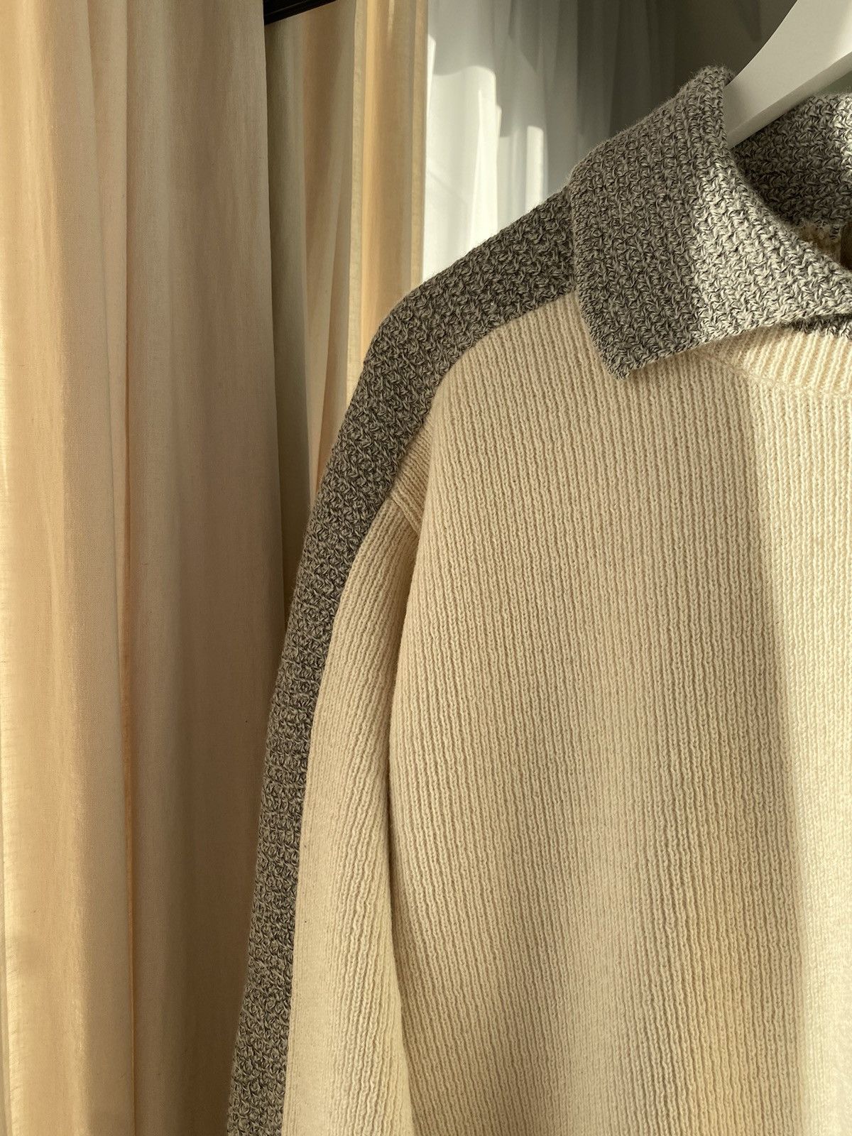 C.P. Company × Massimo Osti × Stone Island Cream sweater Massimo Osti Production vintage XXL Size US XXL / EU 58 / 5 - 3 Thumbnail