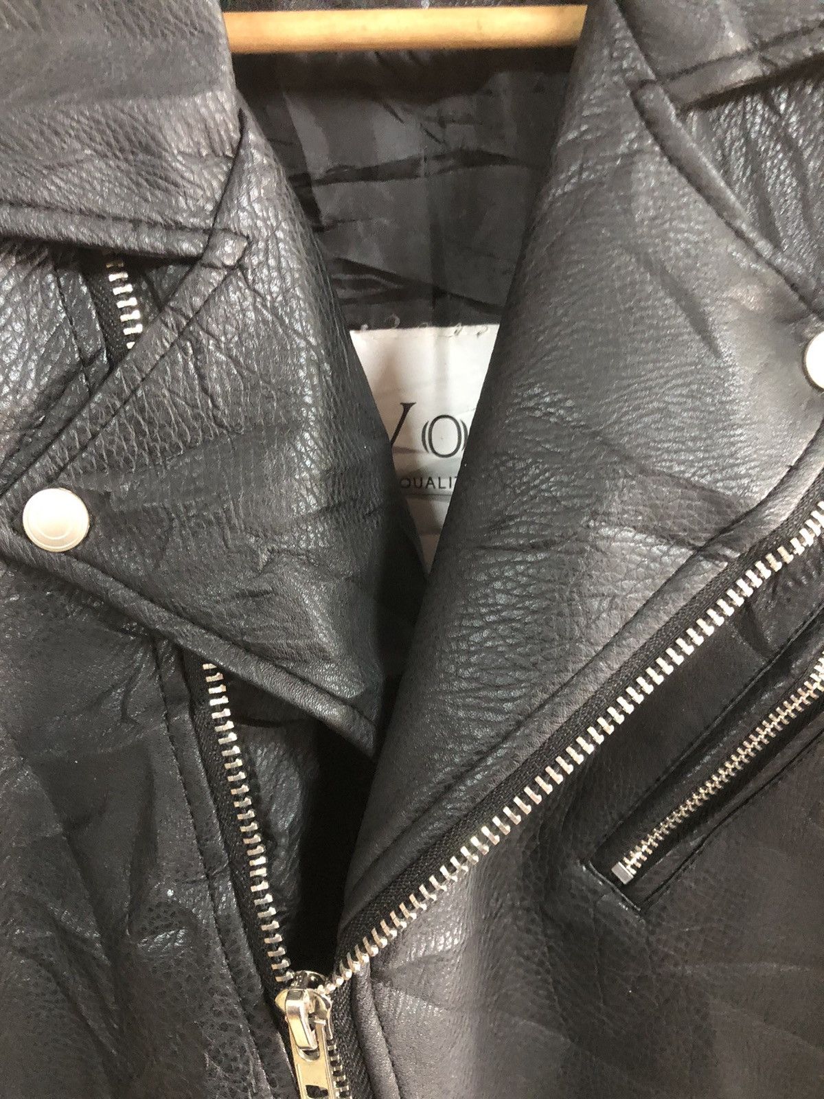 Designer × Japanese Brand vintage Y2K Leather Jacket Dress Volume Punk Design Size US M / EU 48-50 / 2 - 4 Thumbnail