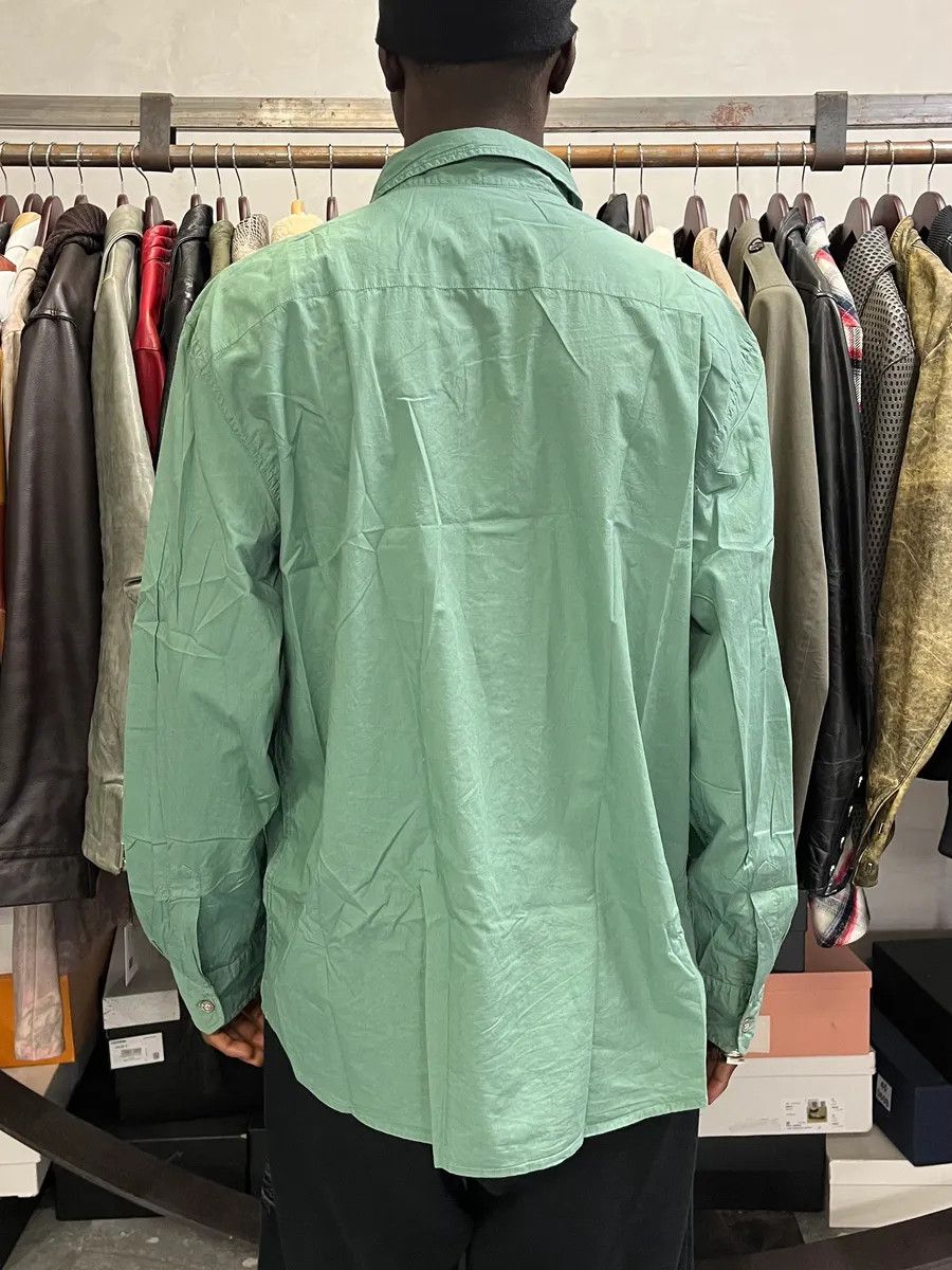Marithe + Francois Girbaud 2000s Marithé + François Girbaud Green Embroidered Shirt Size US M / EU 48-50 / 2 - 3 Thumbnail