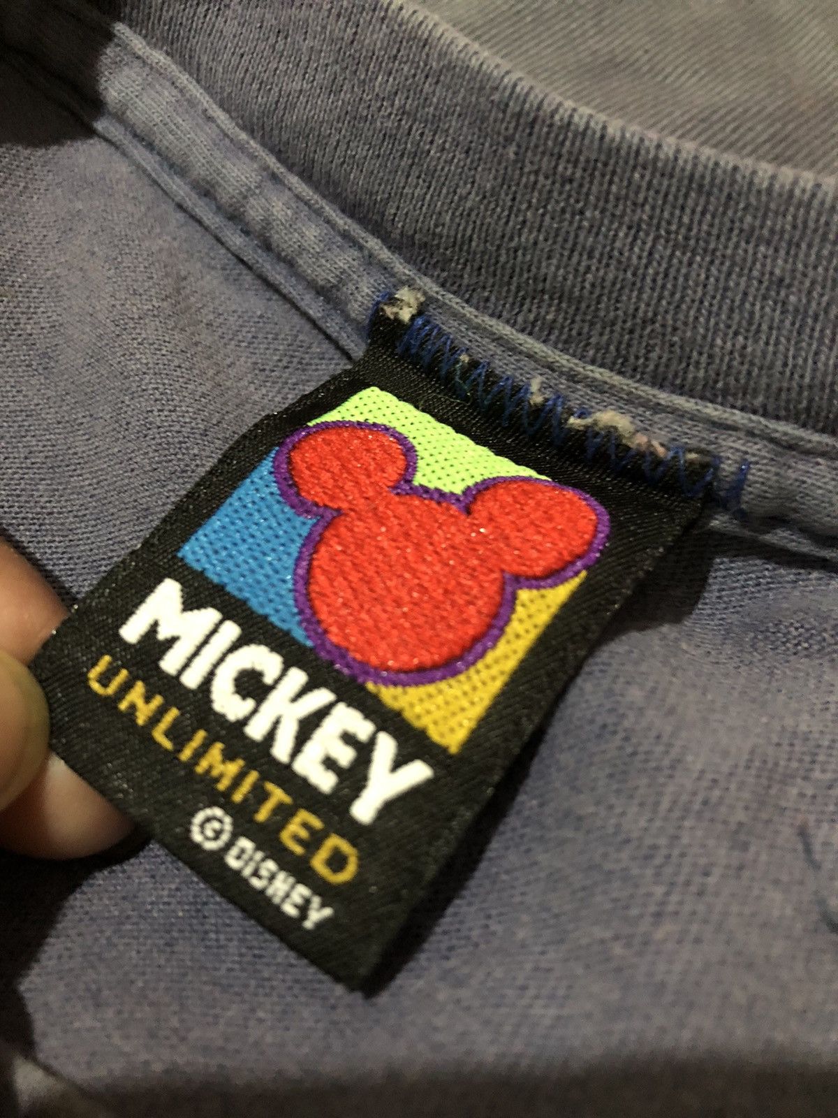 Disney × Mickey Mouse × Vintage Vintage Mickey Mouse Embroidered Golf Velva Sheen t-shirt Size US XL / EU 56 / 4 - 5 Thumbnail