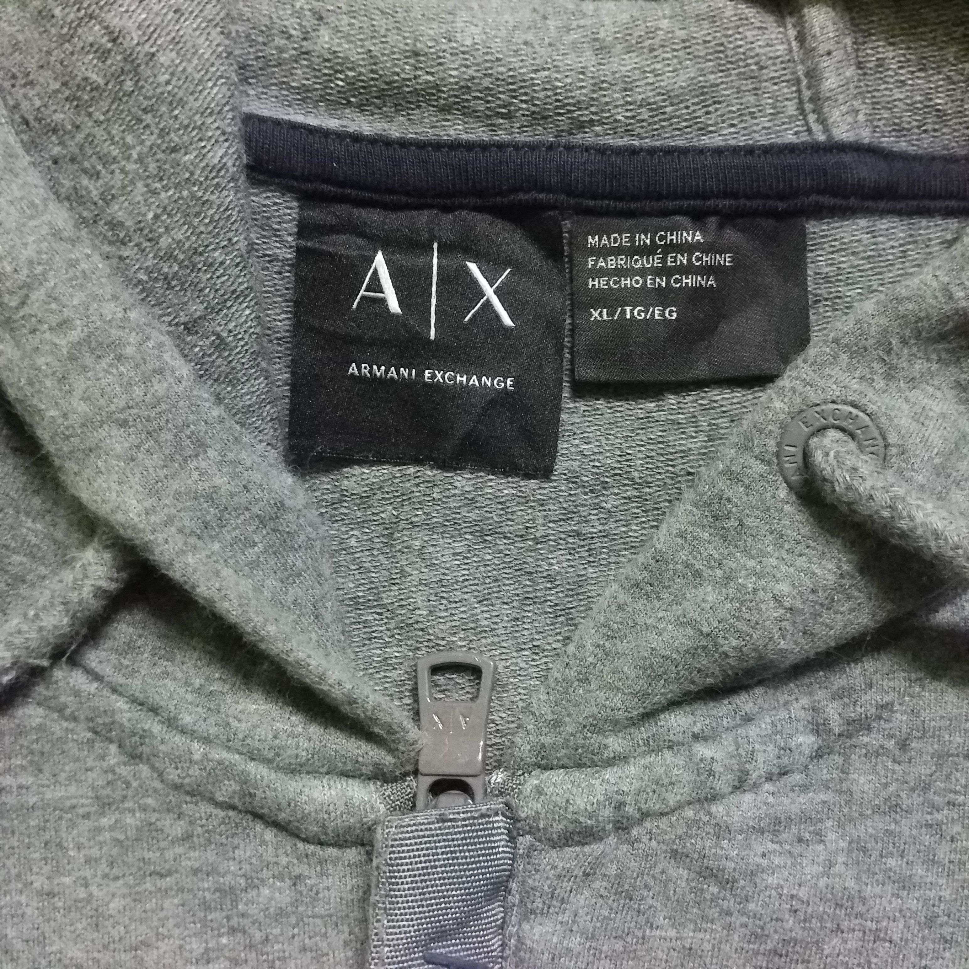 Armani Exchange ARMANI EXCHANGE FULL ZIPPER HOODIE Size US XL / EU 56 / 4 - 3 Thumbnail