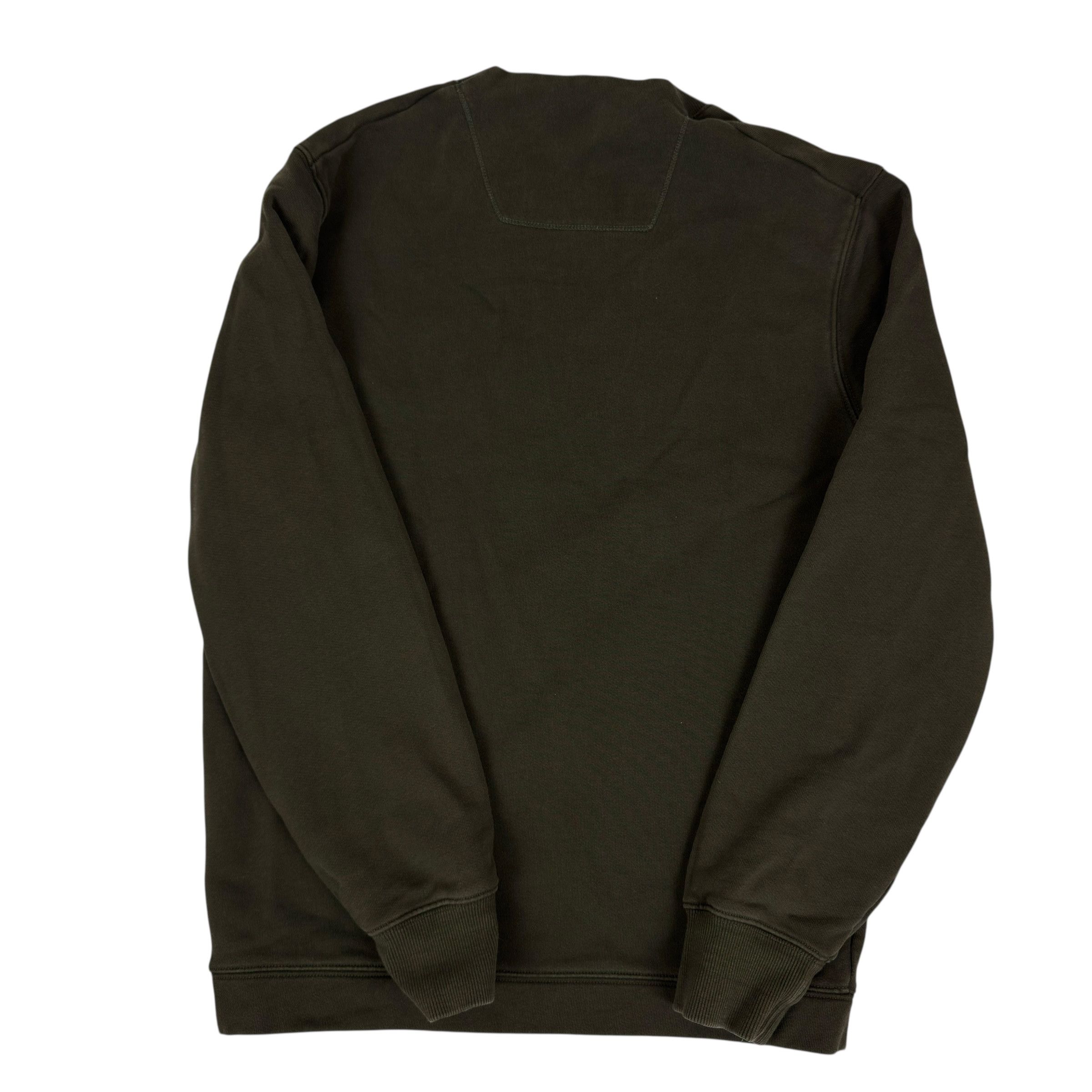 C.P. Company × Japanese Brand C.P. Company Men Olive Green Cotton Centre Logo Sweatshirt S Size US S / EU 44-46 / 1 - 8 Thumbnail