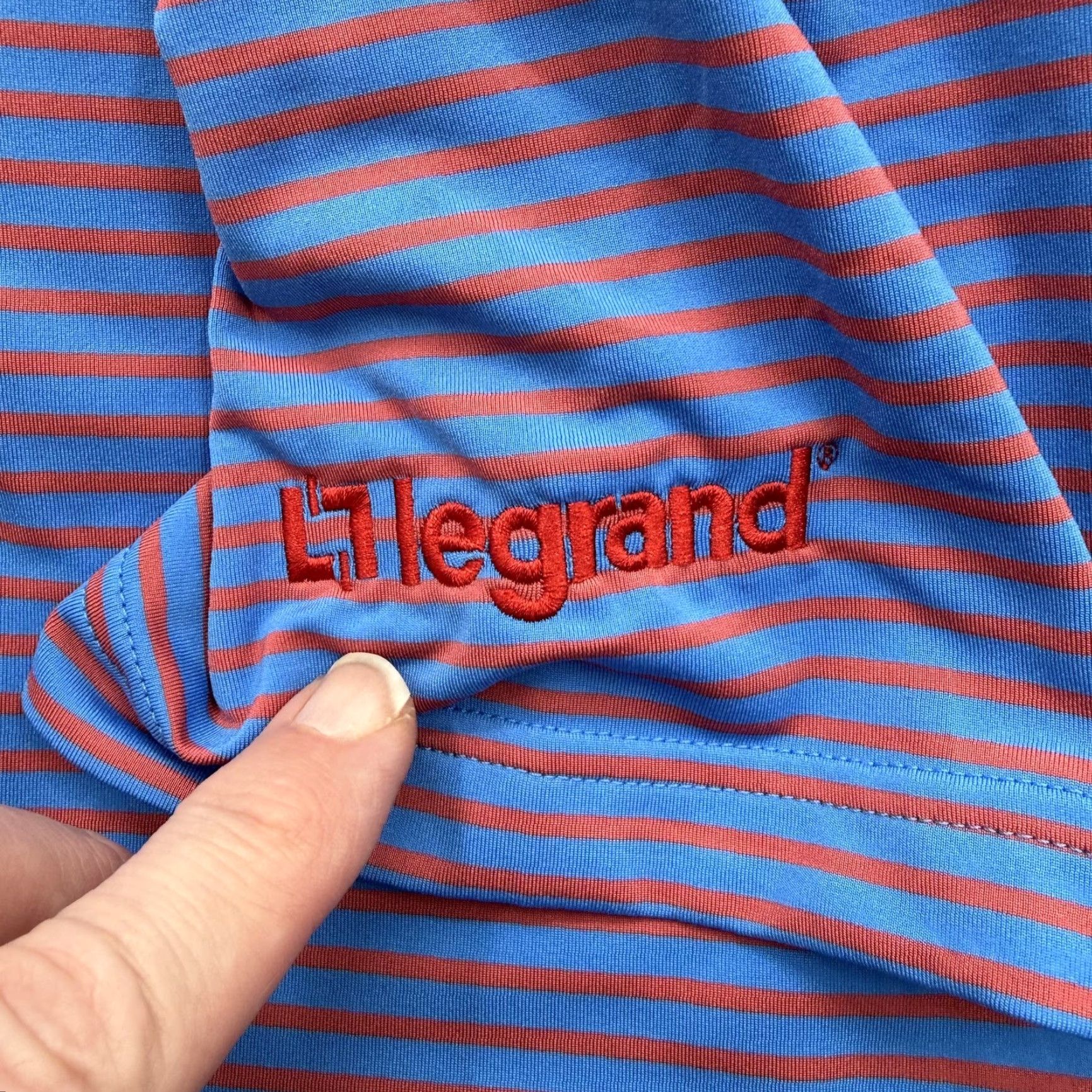 Peter Millar Peter Millar Polo Shirt Mens XL Blue Striped Performance Golf Legrand Stretch Shirt Size US XL / EU 56 / 4 - 3 Thumbnail
