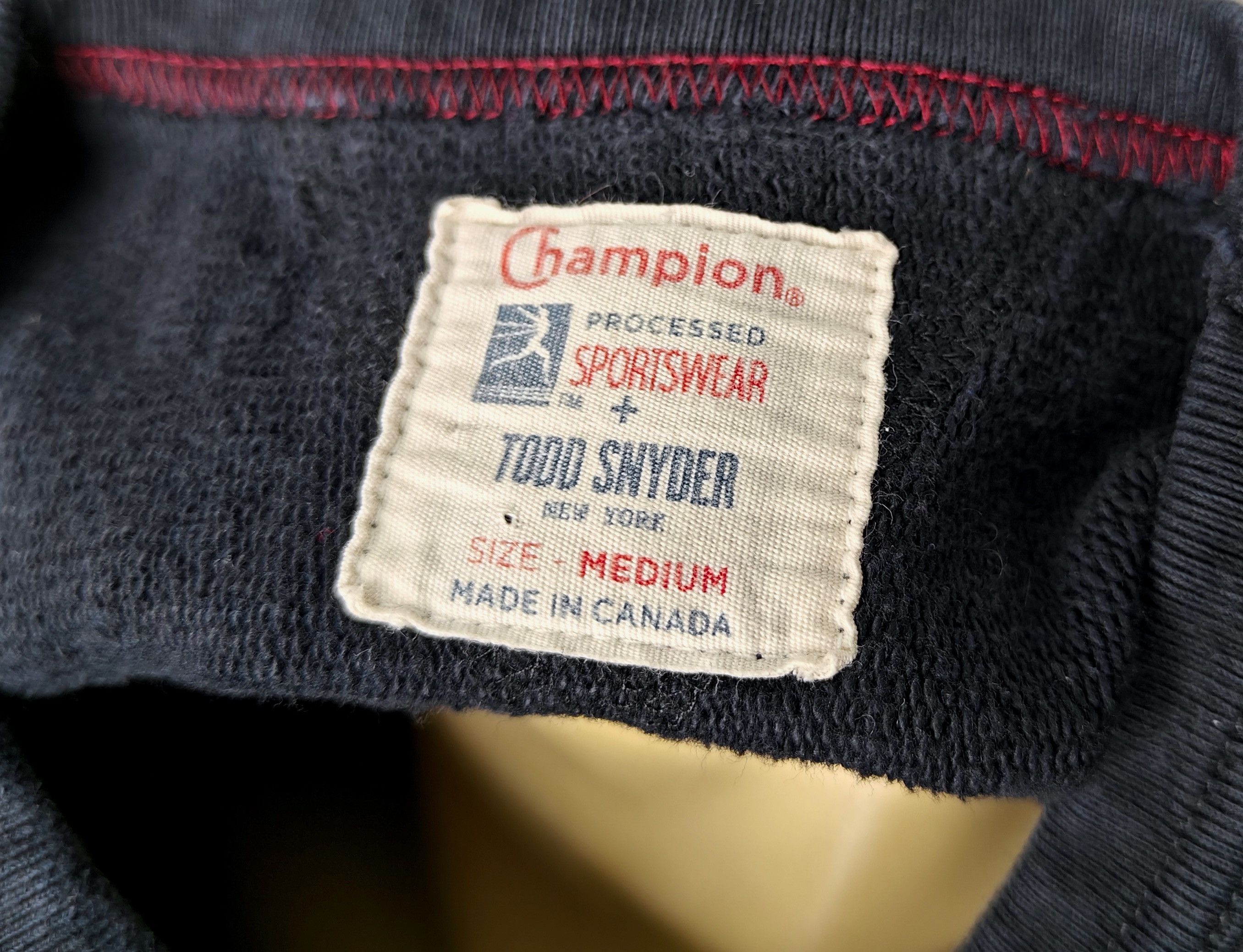 Champion × Todd Snyder Champion x Todd Snyder pullover sweatshirt spellout logo Size US M / EU 48-50 / 2 - 4 Thumbnail