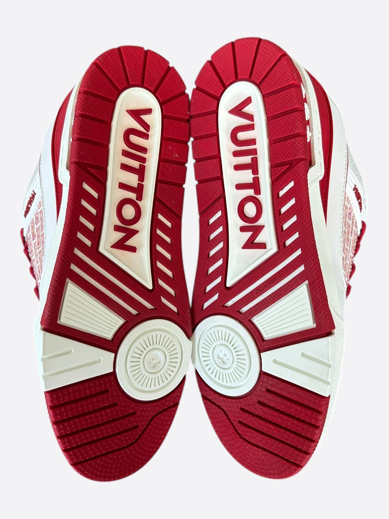 Louis Vuitton Louis Vuitton Lady Pink Red & White Residence Trainers Size US 9 / EU 42 - 7 Thumbnail