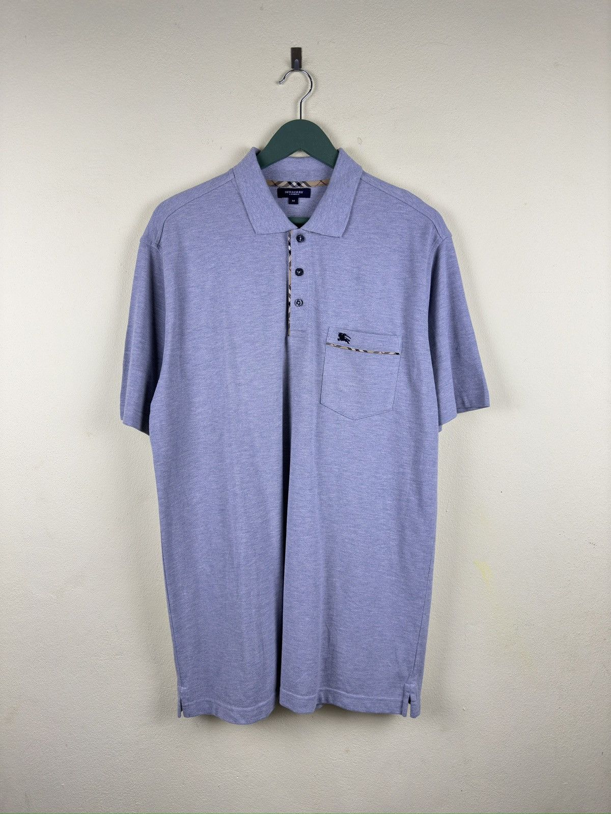 Burberry Burberry London Novacheck Polo Tee A186 Size US M / EU 48-50 / 2 - 1 Thumbnail