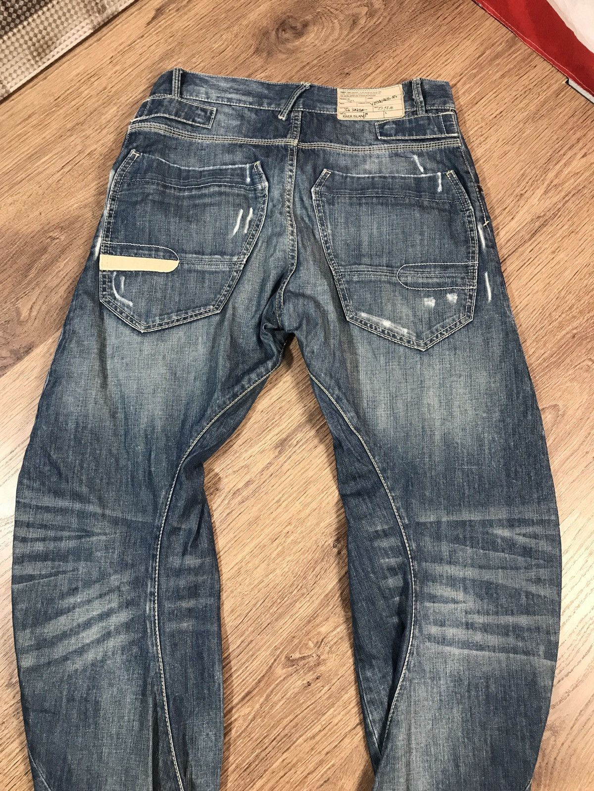 Japanese Brand × Vintage Vintage Distressed Jeans Biker Pants Size US 32 / EU 48 - 12 Thumbnail