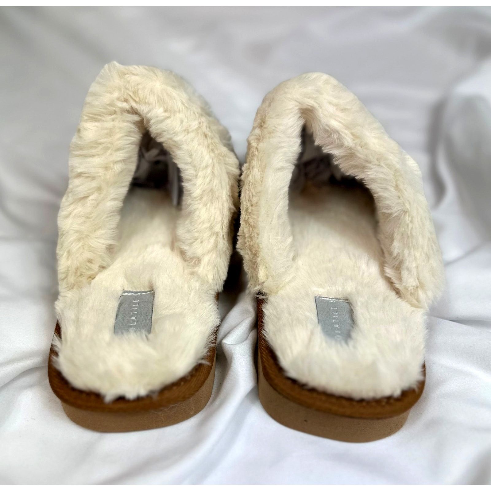 Other Volatile Microsuede Faux Shearling Slipper Leopard Fluff 9 Size US 9 / IT 39 - 7 Thumbnail
