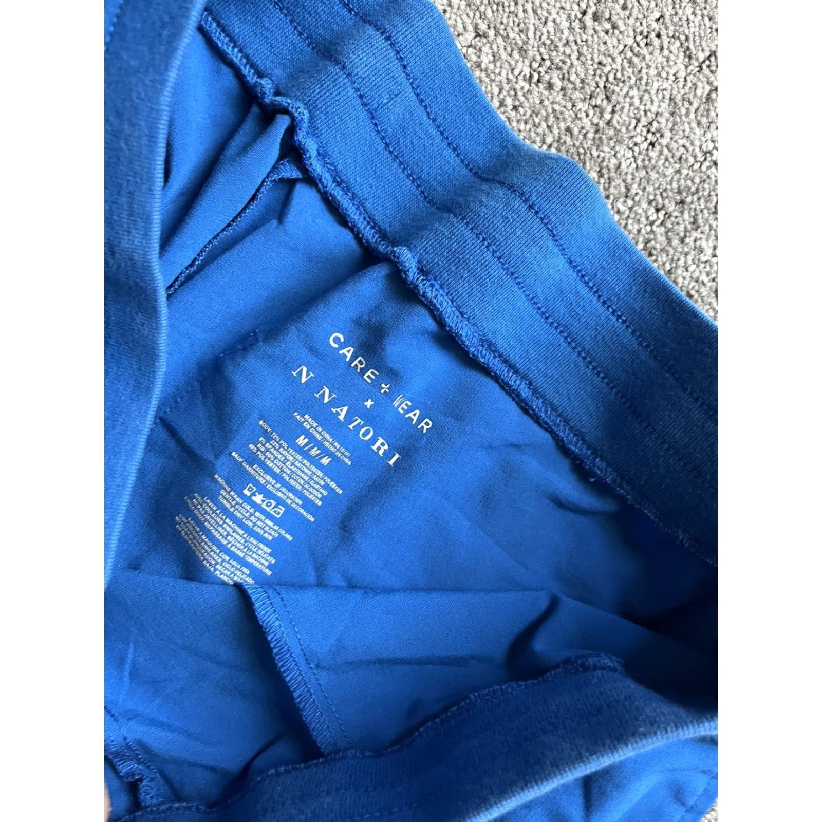 Vintage Care + Wear Natori Womens Scrub Pants Blue Medium Reg 30" Size 32" / US 10 / IT 46 - 5 Thumbnail