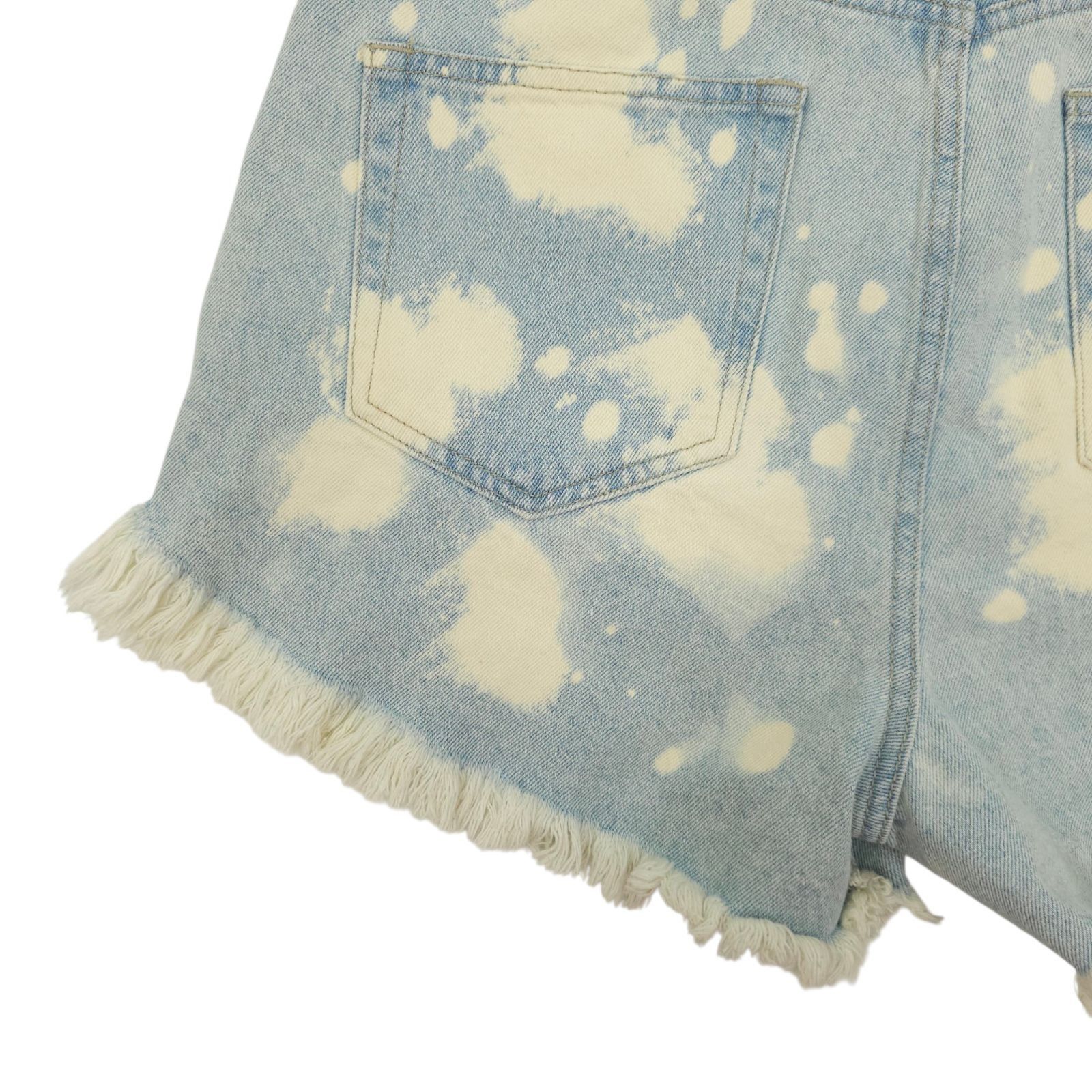 Other Wild Fable Denim Shorts 10 Bleach Dye Festival Grunge High R Size 32" / US 10 / IT 46 - 15 Thumbnail