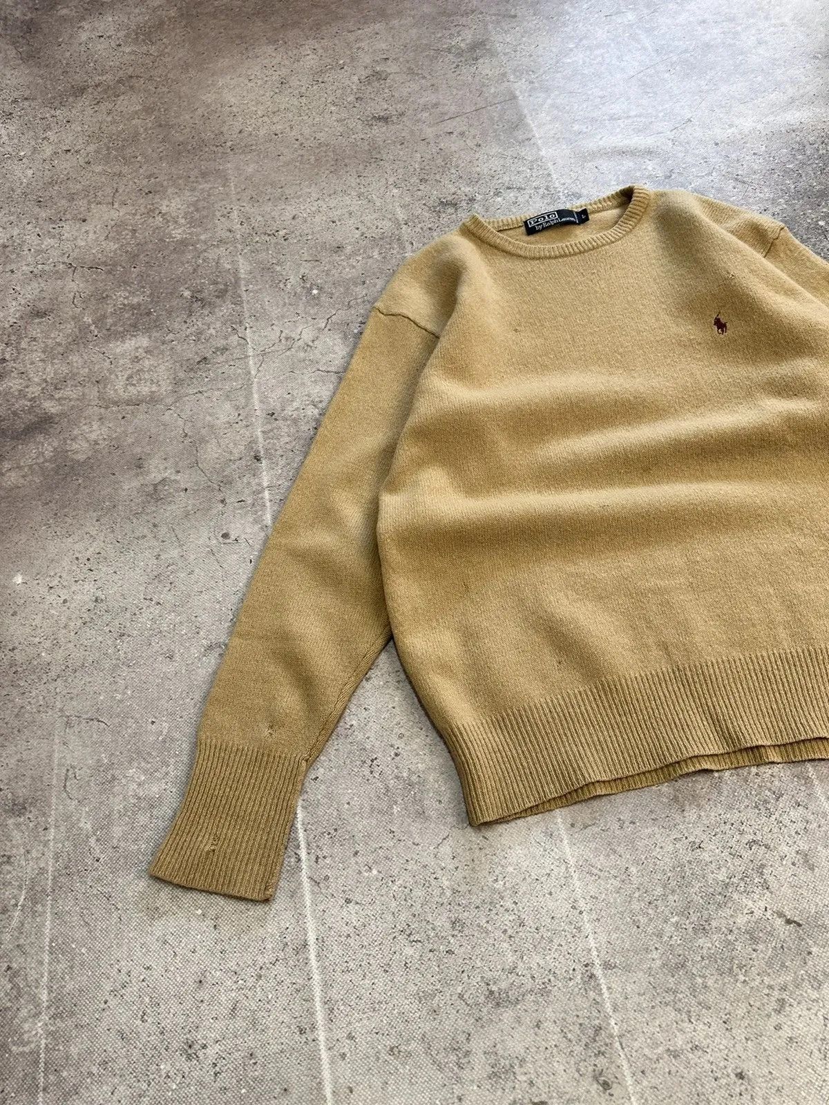 Polo Ralph Lauren FADED Polo Ralph Lauren Cable Knit cottone sweater Size US M / EU 48-50 / 2 - 7 Thumbnail