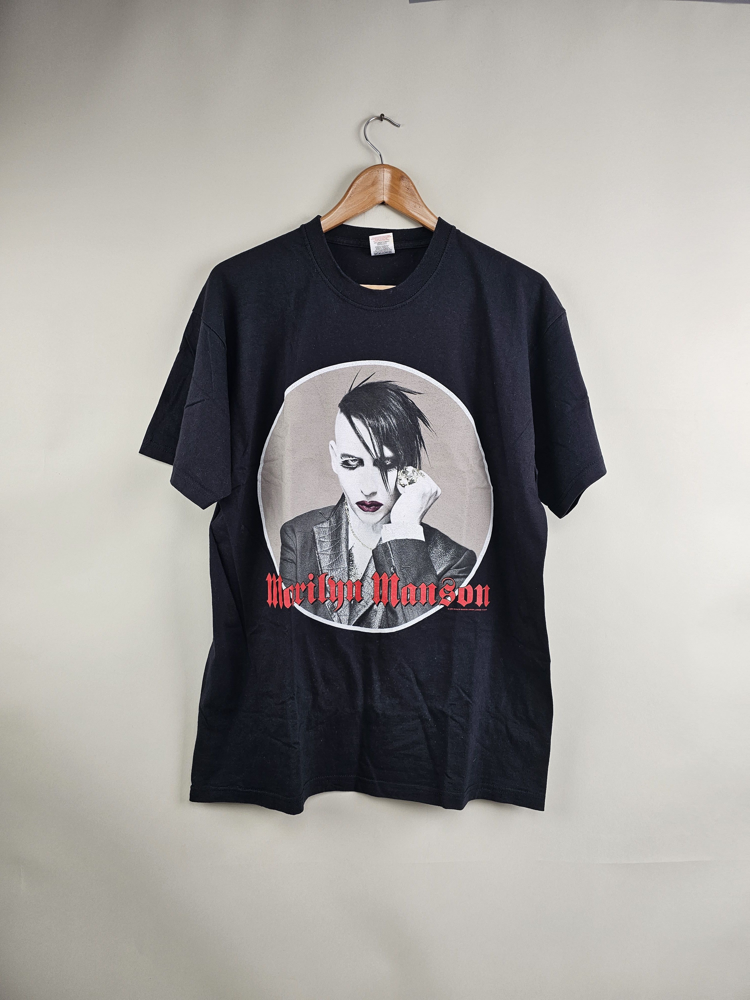 トップス Marilyn Manson AGAINST ALL GODS 2004 Vintage 2004 MARILYN MANSON Against All Gods American Tour T-SHIRT