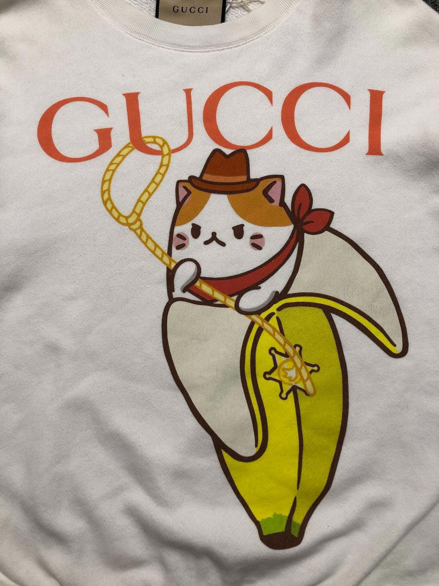 Gucci Gucci Banana cat sweatshirt 2501-Nextarrow Size US XS / EU 42 / 0 - 3 Thumbnail