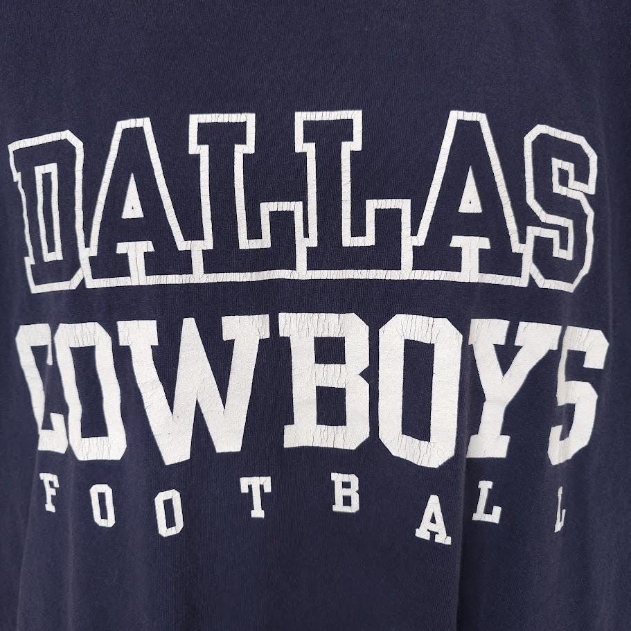 NFL Vintage Dallas Cowboys T Shirt Mens Size Medium Blue NFL Size US M / EU 48-50 / 2 - 2 Thumbnail
