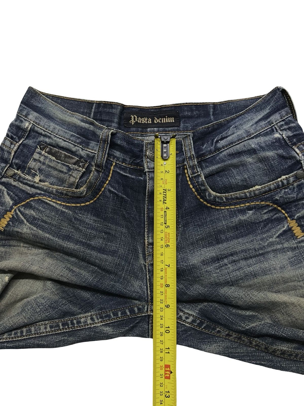 Japanese Brand Vintage Pasta Denim Jeans | Vintage Faded Wash | W31 Size US 31 - 16 Thumbnail