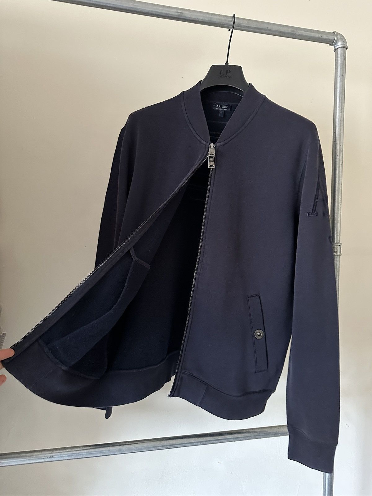 Armani 2000s Armani Jeans bomber Jacket Size US XL / EU 56 / 4 - 7 Thumbnail