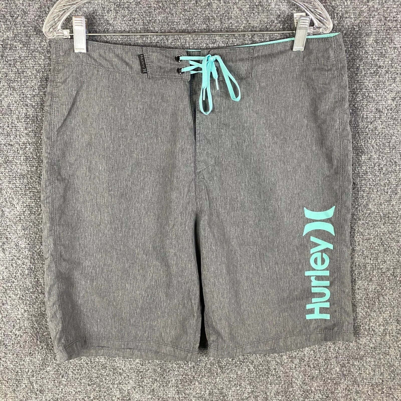 Hurley Hurley Swim Shorts Men's Size 32 Gray Polyester Blend Adults Size US 32 / EU 48 - 1 Thumbnail