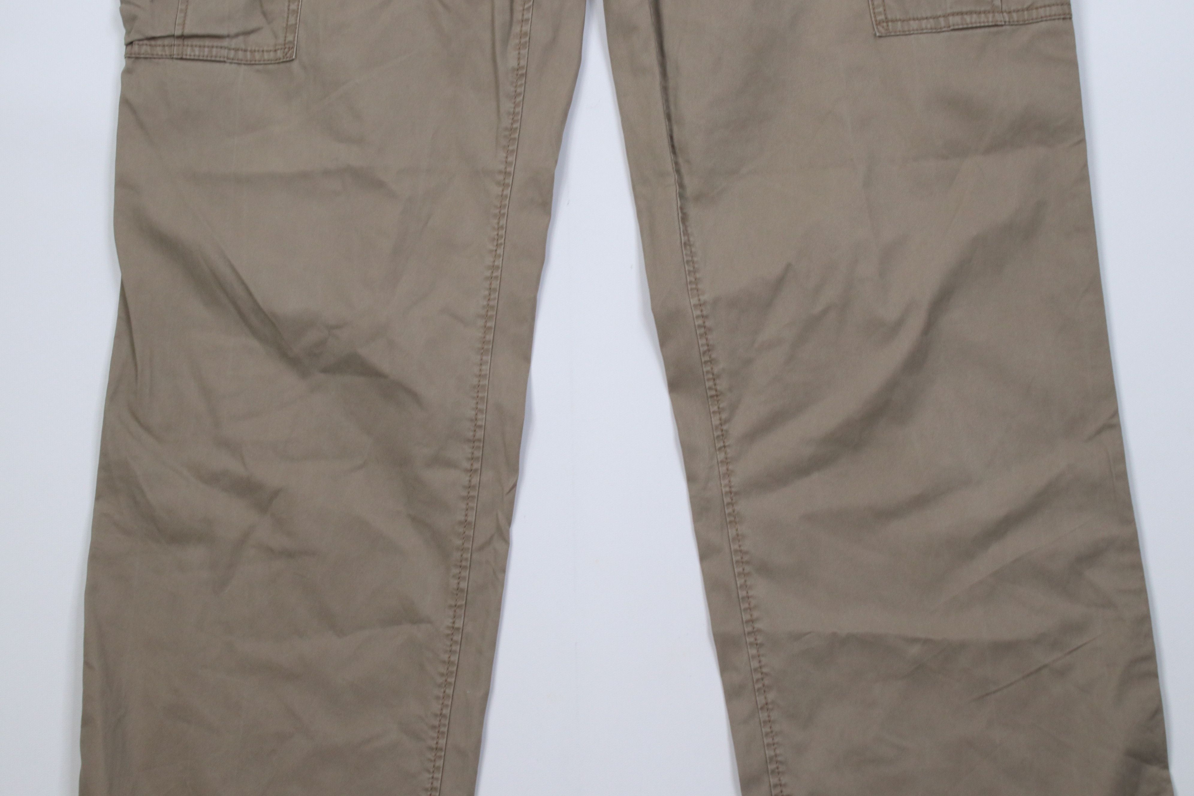 J.Crew Vintage J Crew Fit Premium Wide Leg Cargo Pants Beige Size US 34 / EU 50 - 3 Thumbnail