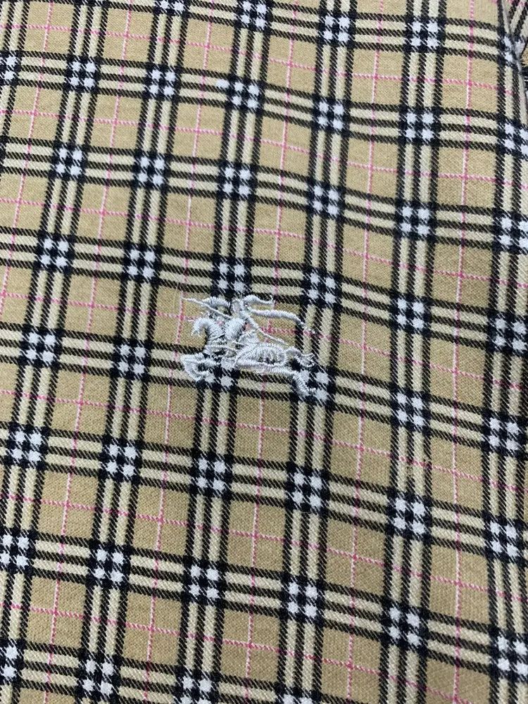 Burberry Burberrys iconic Novacheck L/S polo shirt vintage Size L / US 10 / IT 46 - 3 Thumbnail