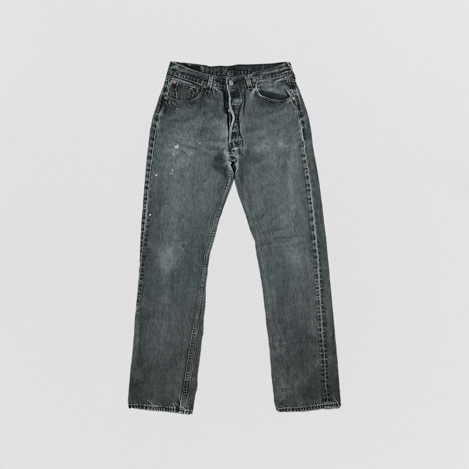 Levi's × Vintage Vintage 90s Levis 501 Ash Gray Jeans-JM2392 Size US 32 / EU 48 - 1 Thumbnail