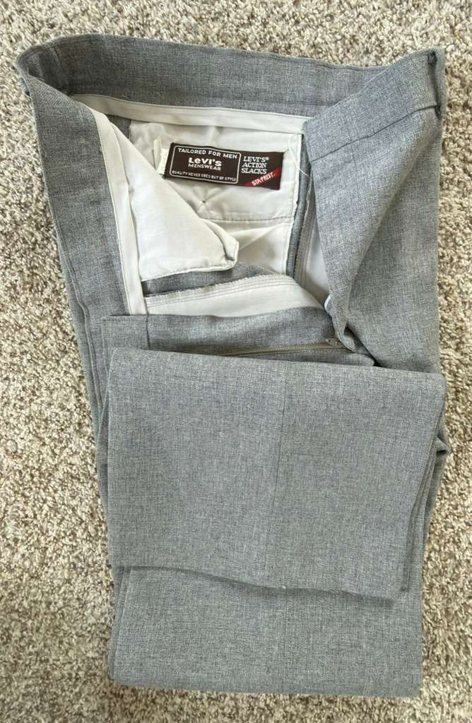 Levi's 70’s Retro Vintage Levi's Action Slacks - Size 32 🕺 Size US 32 / EU 48 - 1 Thumbnail