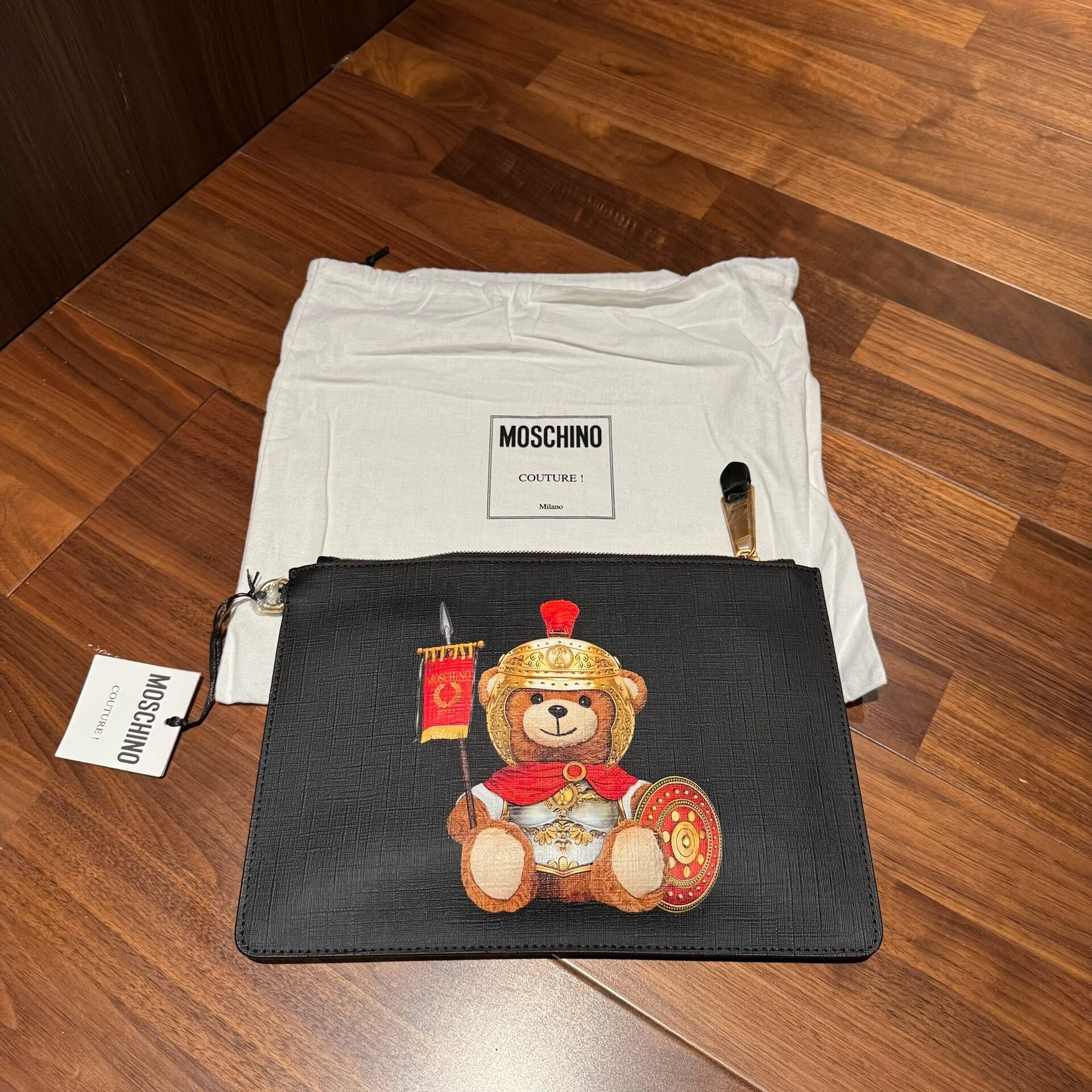 Moschino Moschino Bear Clutch Handbag Size ONE SIZE - 1 Thumbnail