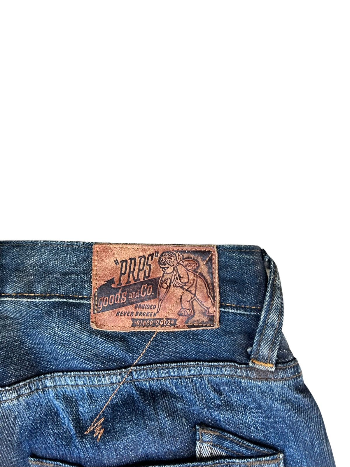 Prps PRPS Barracuda Waxed Denim Slim Jeans Size US 30 / EU 46 - 18 Thumbnail