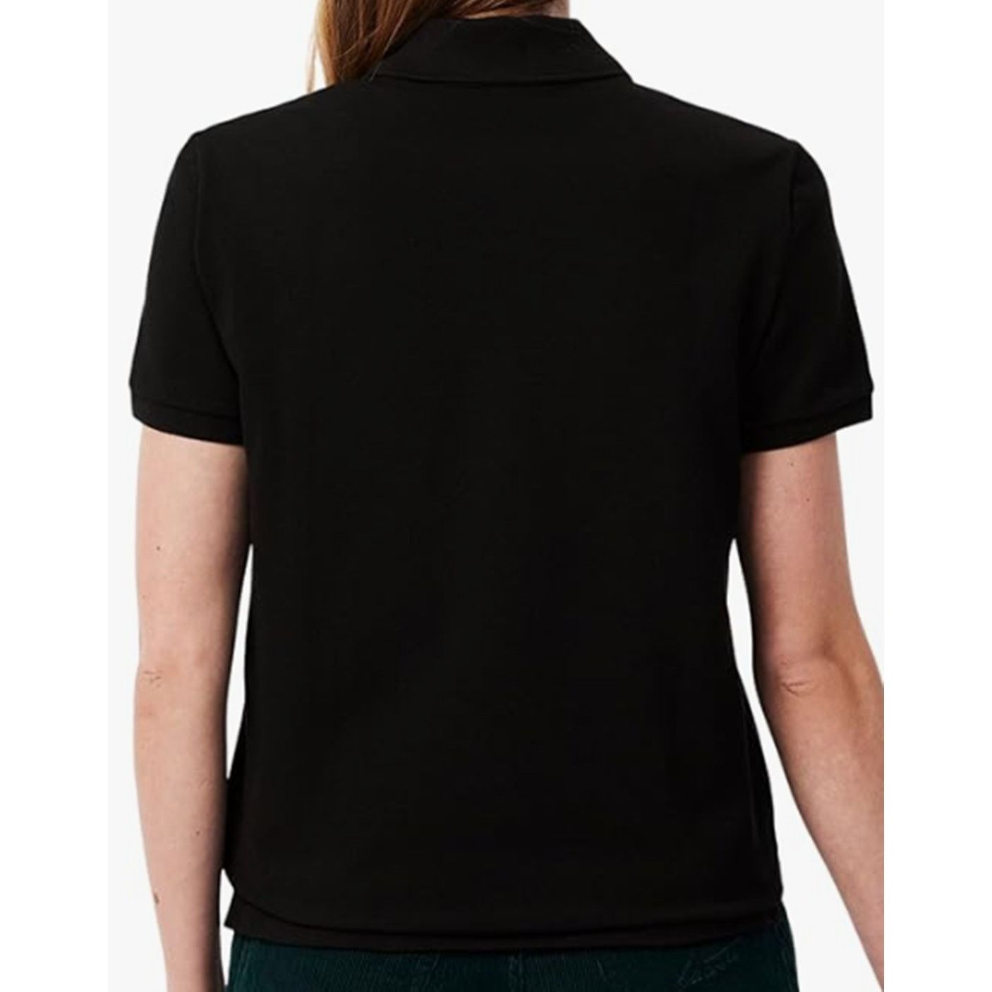 Lacoste Lacoste Women's Classic Fit Petit Piqu Polo Black 10 Size L / US 10 / IT 46 - 4 Thumbnail