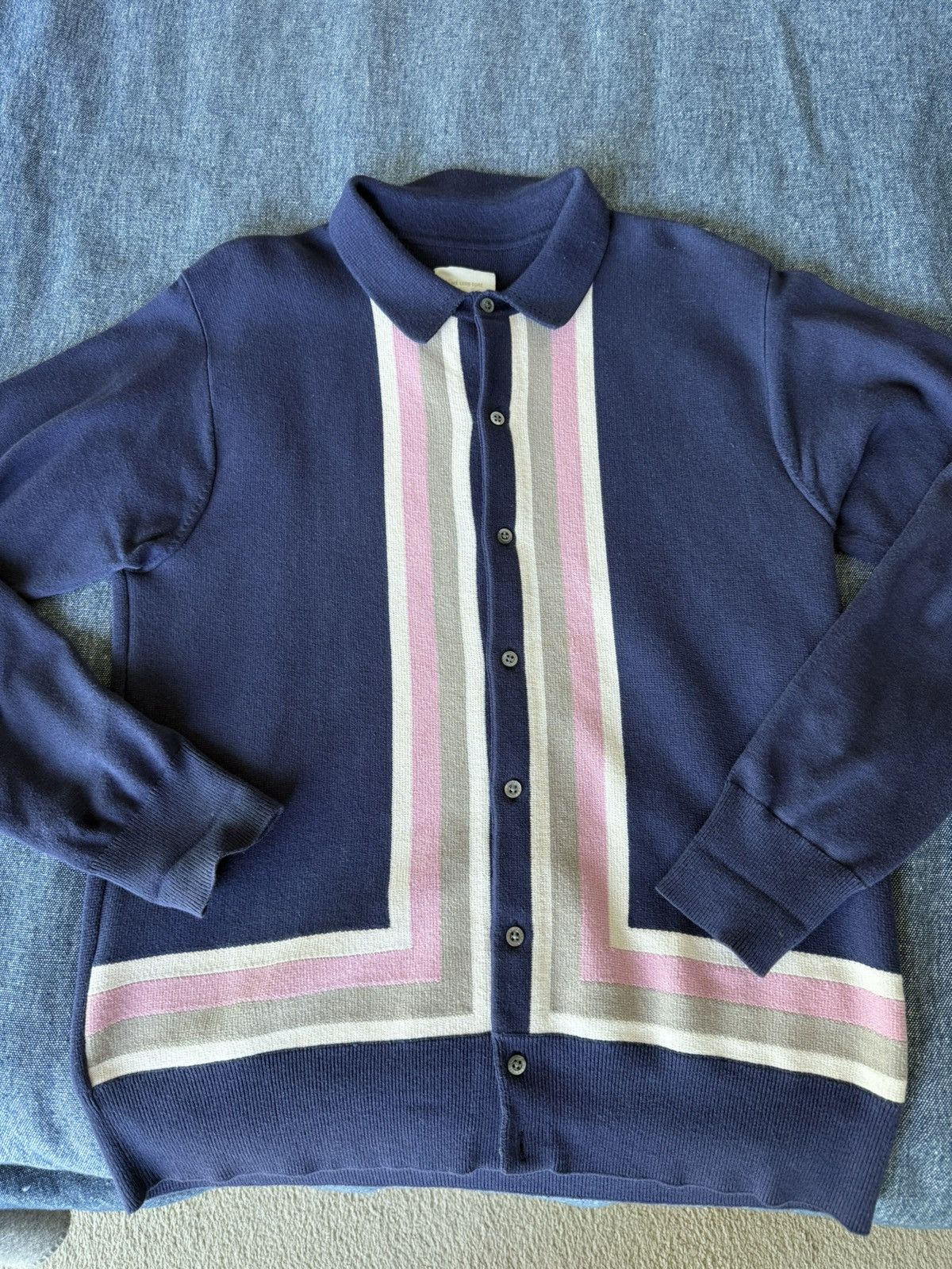 Aime Leon Dore Aime Leon Dore Button Down Sweater Polo- SMALL Size US S / EU 44-46 / 1 - 1 Thumbnail