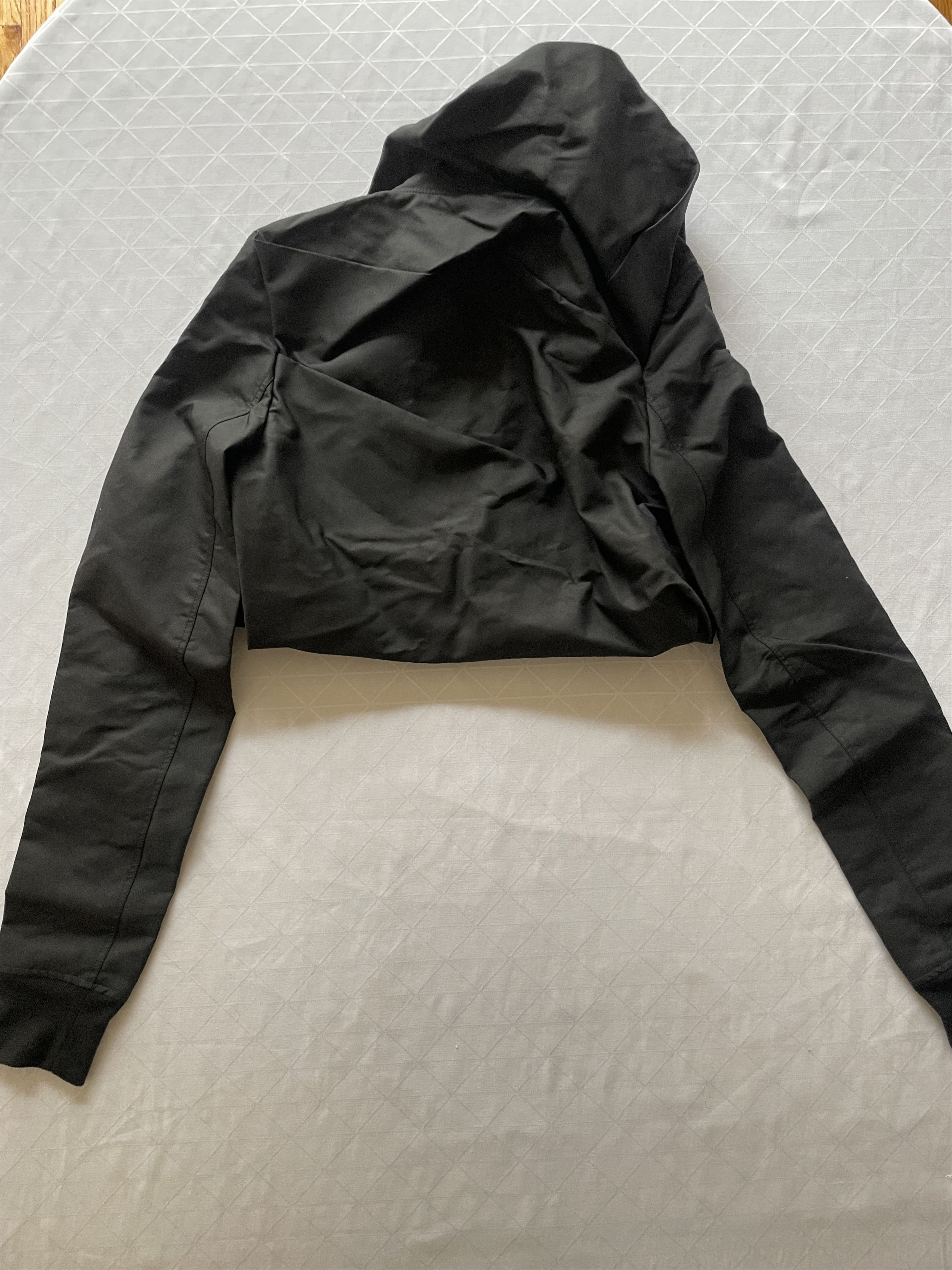 Rick Owens SS/19 Black Stalacmite Bomber Jacket Size L / US 10 / IT 46 - 2 Thumbnail