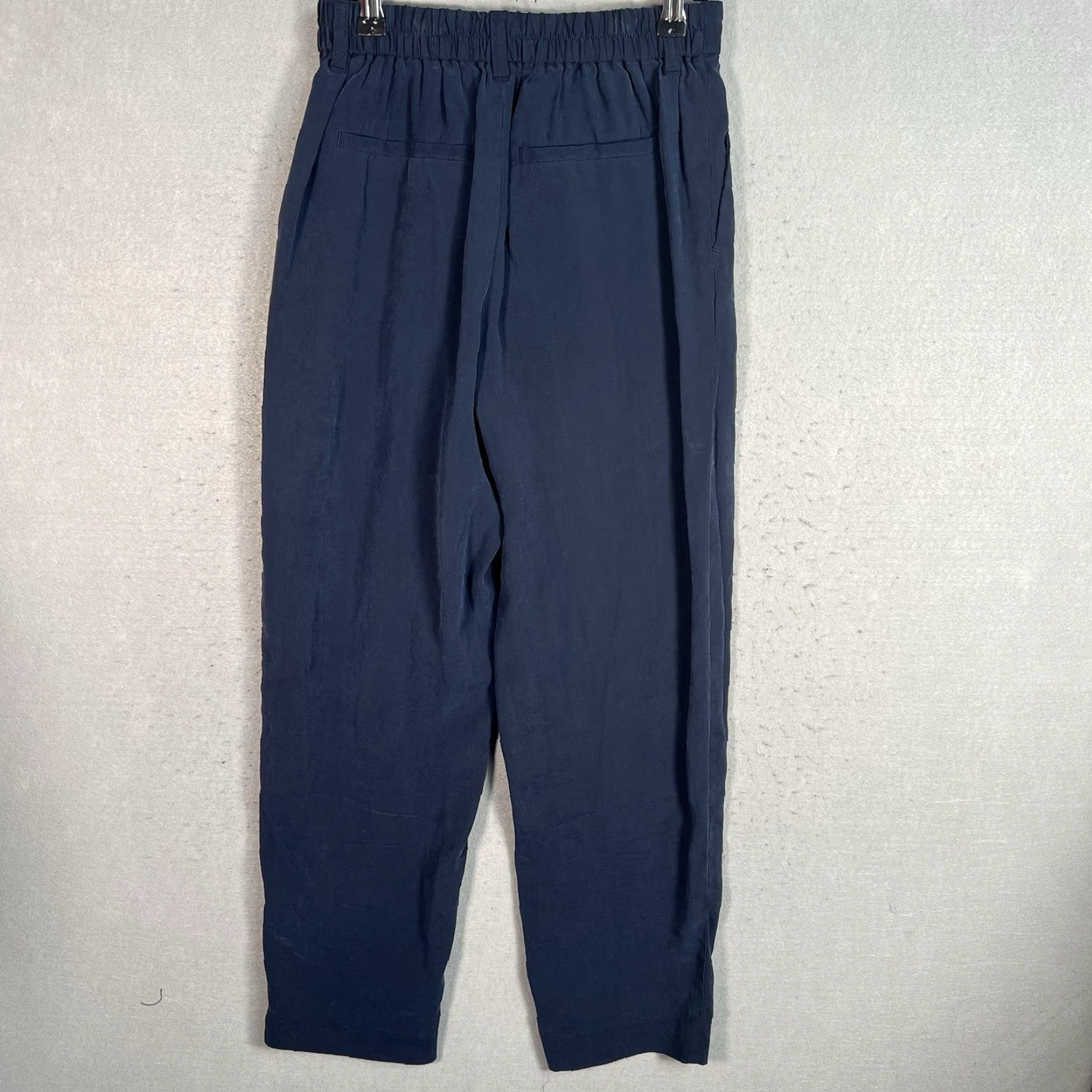 Madewell VINTAGE Madewell Straight Dress Pants Womens 00 Blue Lenzing Modal Blend Shirt? Size 24" / US 00 / IT 34 - 7 Thumbnail