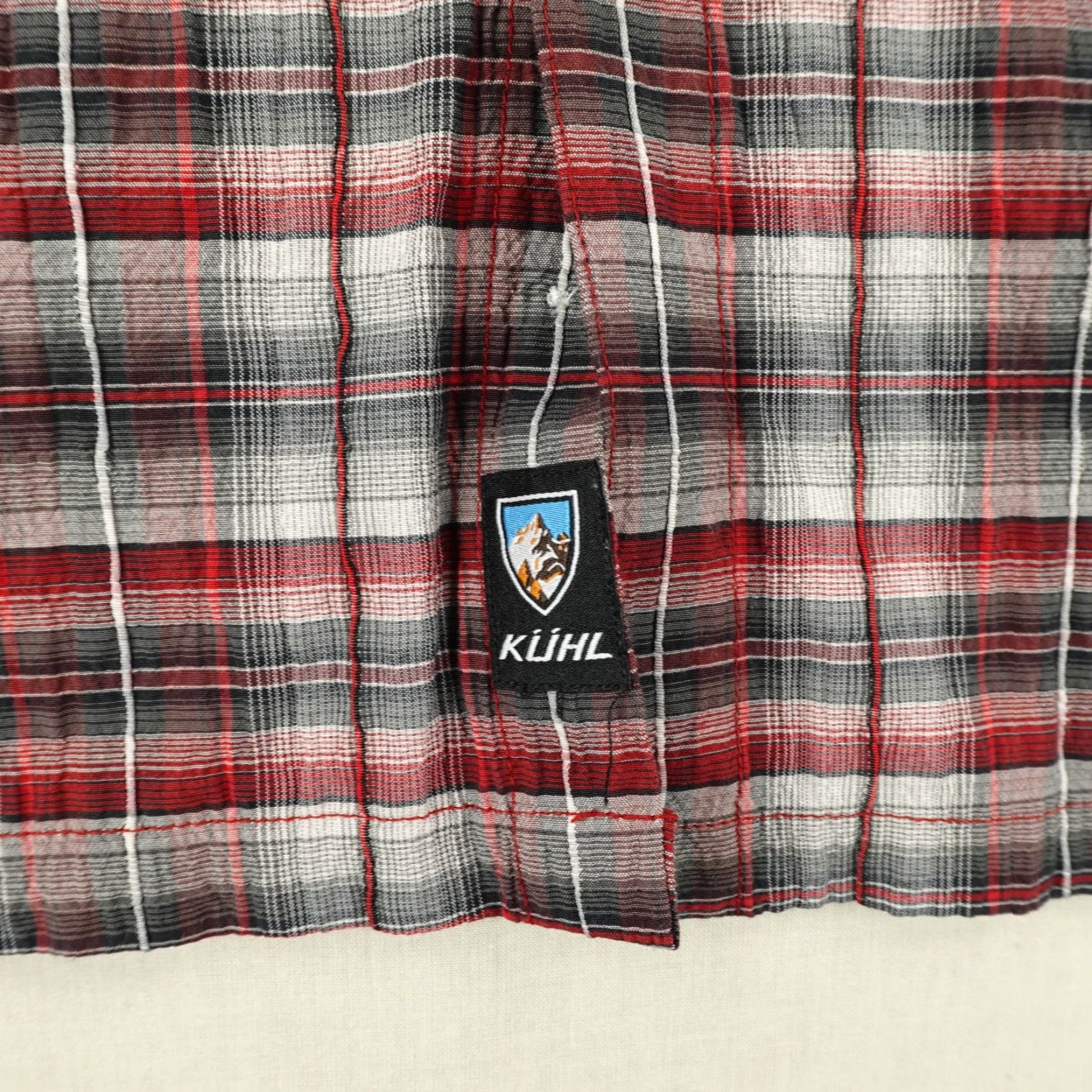 Vintage Kuhl Shirt Mens M Red Plaid Short Sleeve Button Up Outdoor Work Casual Travel Size US M / EU 48-50 / 2 - 4 Thumbnail