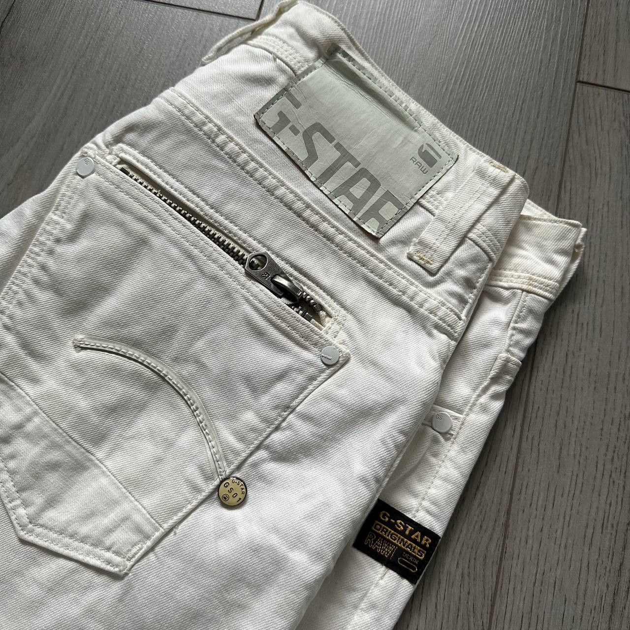 G-Star G Star Raw y2k Vintage Avant Garde White Denim Pants / Jeans Size US 30 / EU 46 - 8 Thumbnail