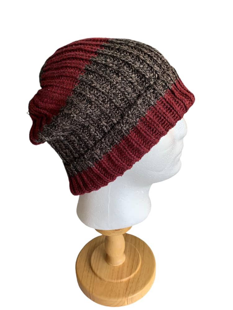 Japanese Brand × Uniqlo Uniqlo Heattech Stripe Long Beanie Hats Size ONE SIZE - 1 Thumbnail