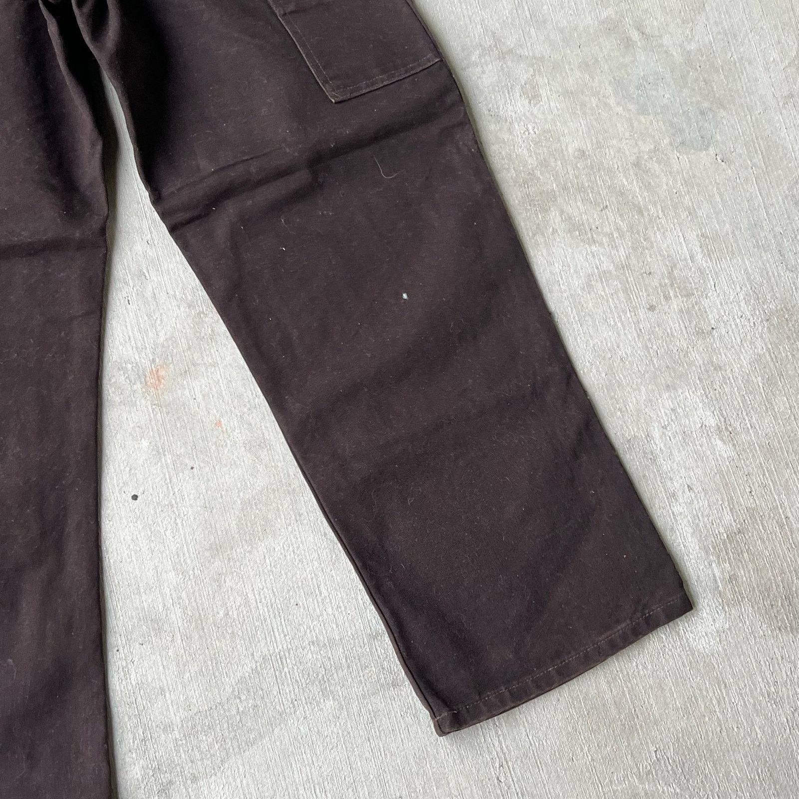 Carhartt × Vintage Carhartt WOMENS brown double knee work wear carpenter pants Size US 32 / EU 48 - 7 Thumbnail