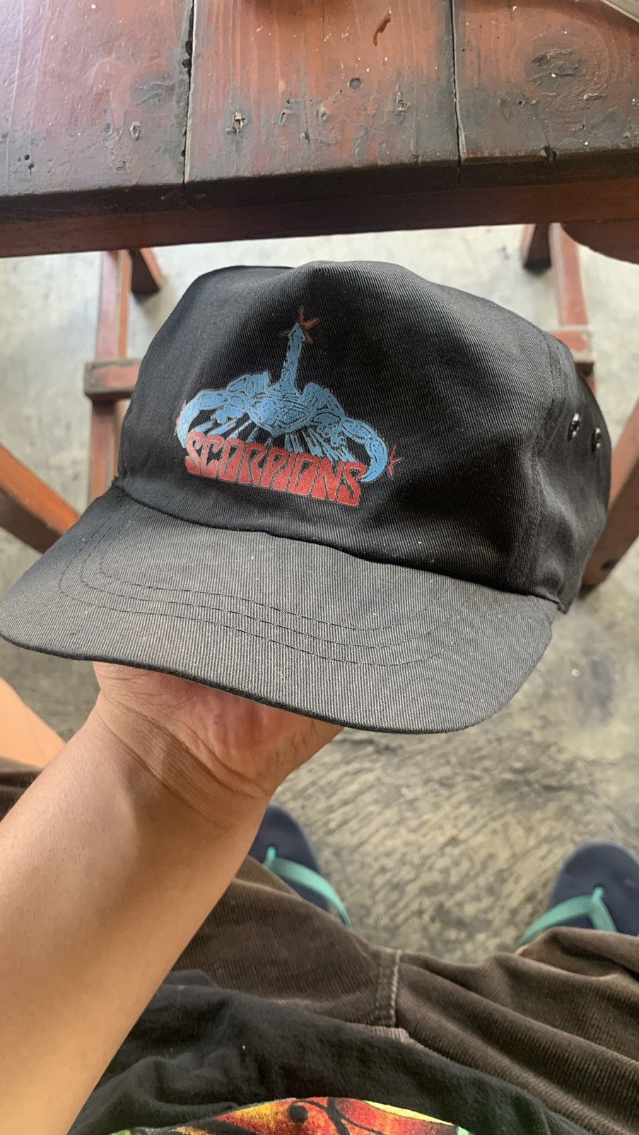 Vintage Vtg cap scorpion band Size ONE SIZE - 1 Thumbnail