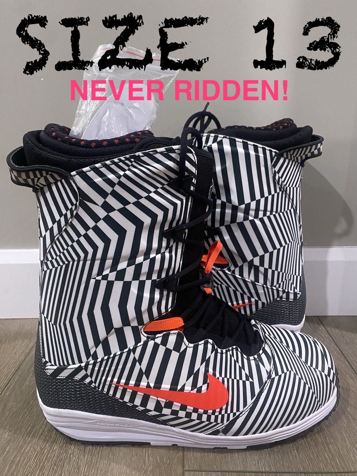 Nike Nike Zoom Lunarendor QS Snowboard Boots “Dazzle” Size US 13 / EU 46 - 10 Thumbnail