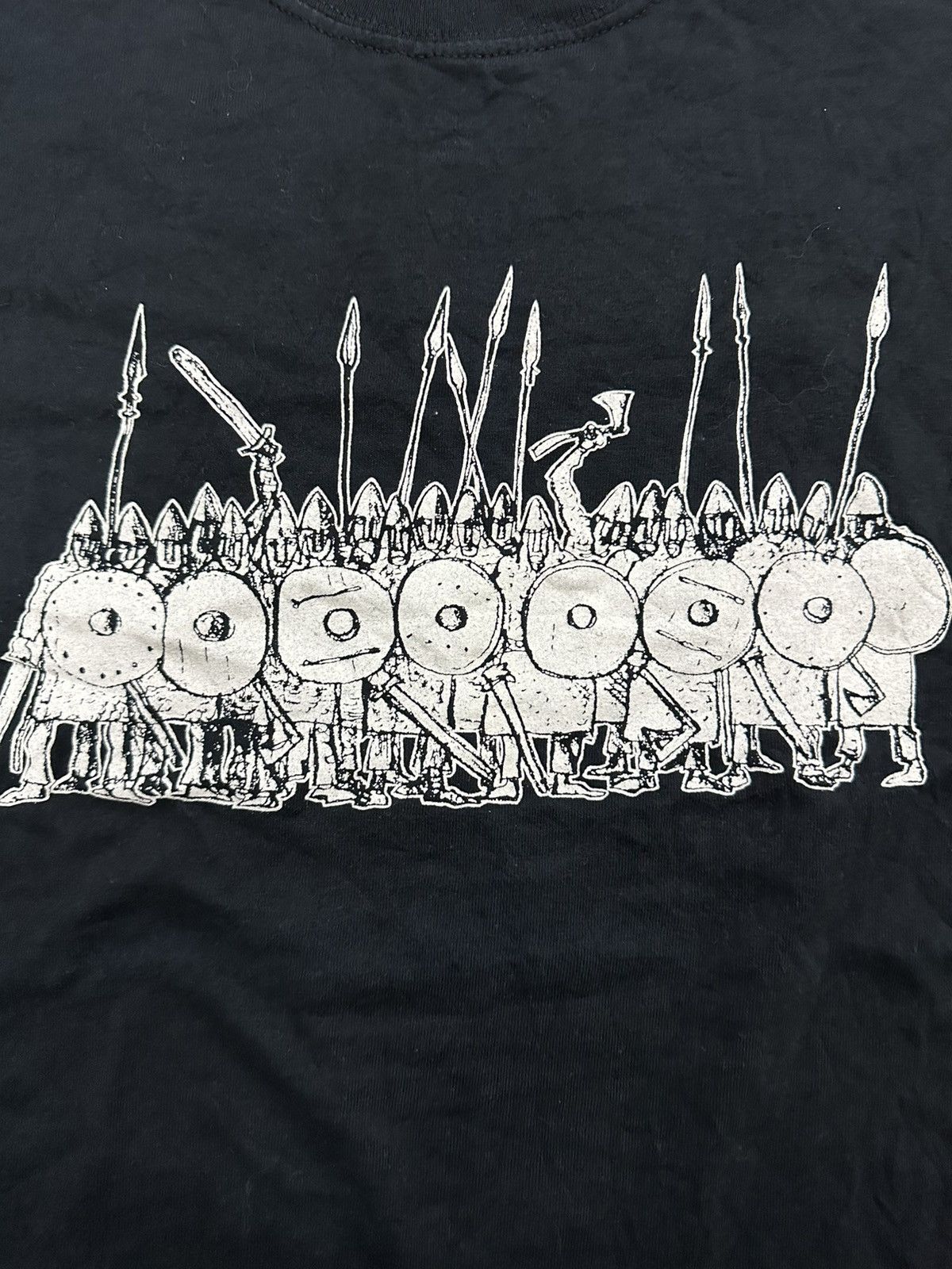 Band Tees × Vintage Rare Beautiful Vintage The Viking World Tour Metal Band Tee Size US XXL / EU 58 / 5 - 6 Thumbnail