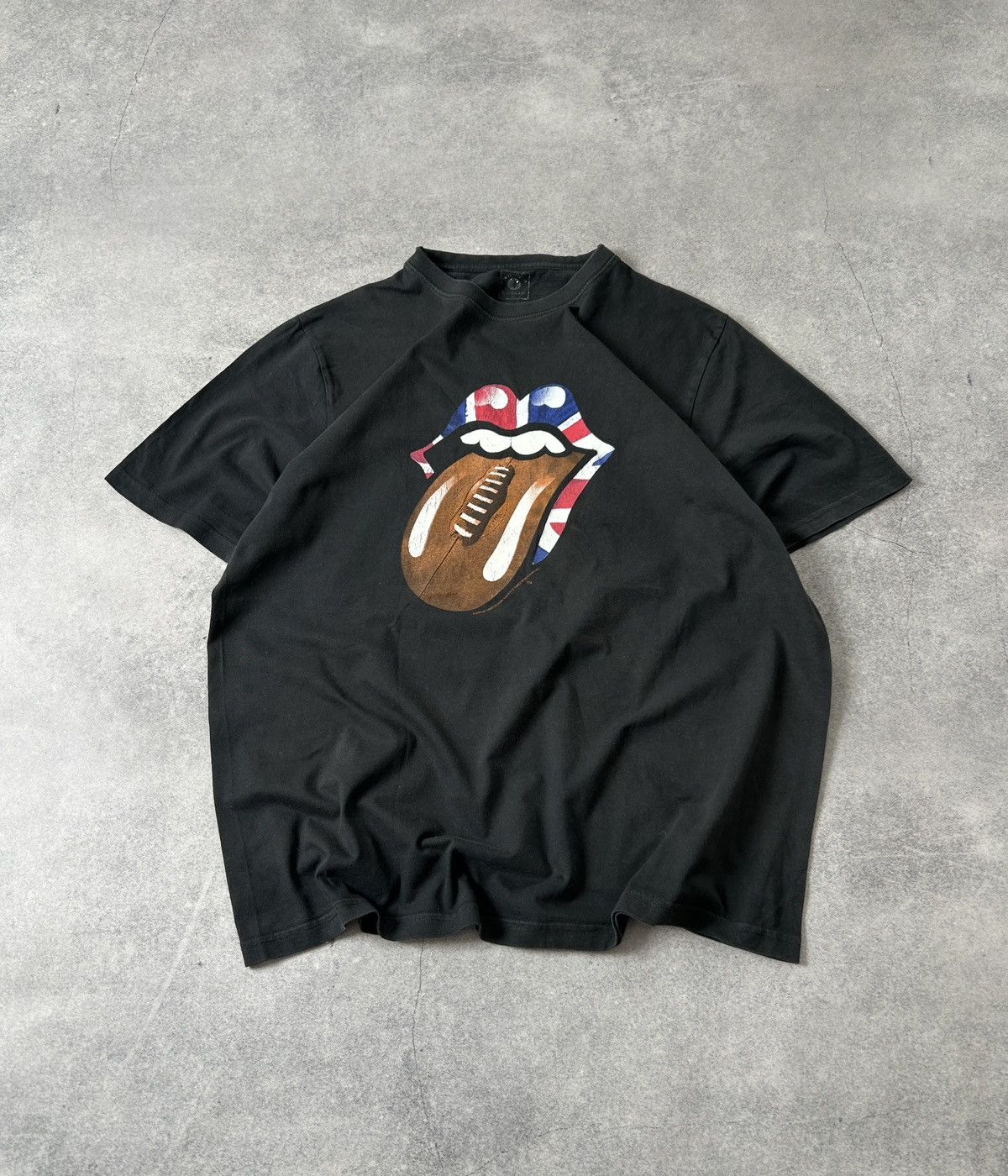 The Rolling Stones Vintage Rolling Stones 2005©️tour big logo shirts Size US XL / EU 56 / 4 - 1 Thumbnail