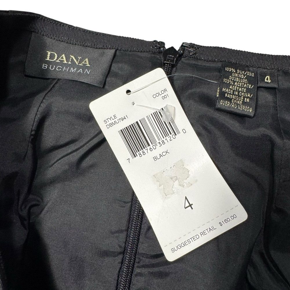 Other NWT New $120 Dana Buchman Silk Black Pencil Skirt Size 4 Size 27" / US 4 / IT 40 - 5 Thumbnail