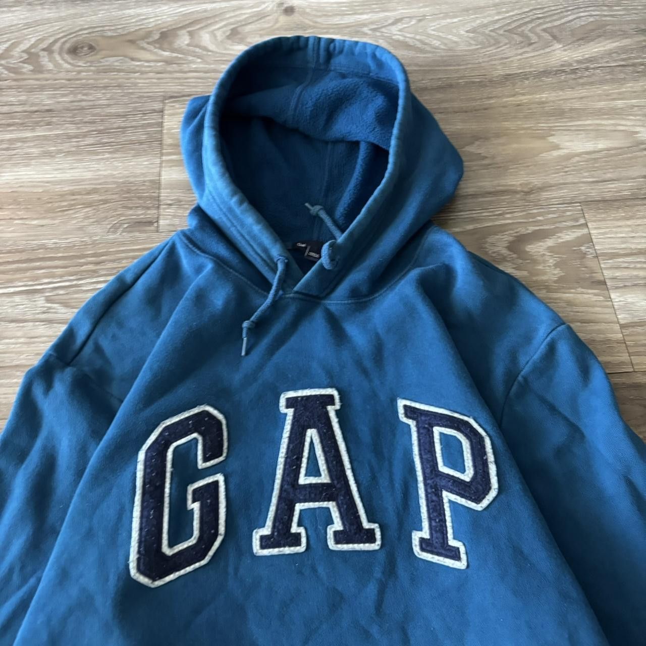 Gap Crazy Vintage Y2K/2000s Blue Gap Spellout Streetwear Hoodie! Size L Size US L / EU 52-54 / 3 - 2 Thumbnail