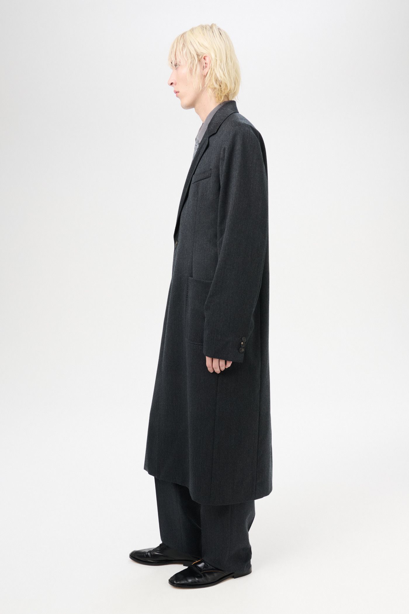 Our Legacy Our Legacy Robe Overcoat Charcoal Wool Size 50 Size US M / EU 48-50 / 2 - 7 Thumbnail
