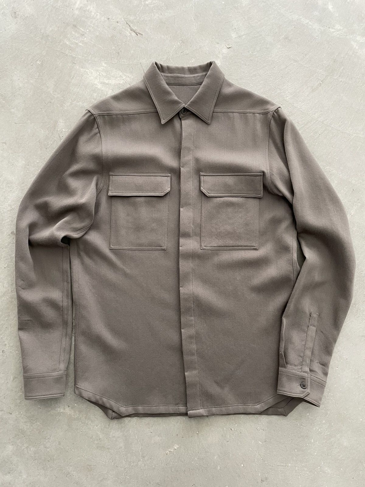 Rick Owens Rick Owens fw19 Larry wool outershirt | Grailed 